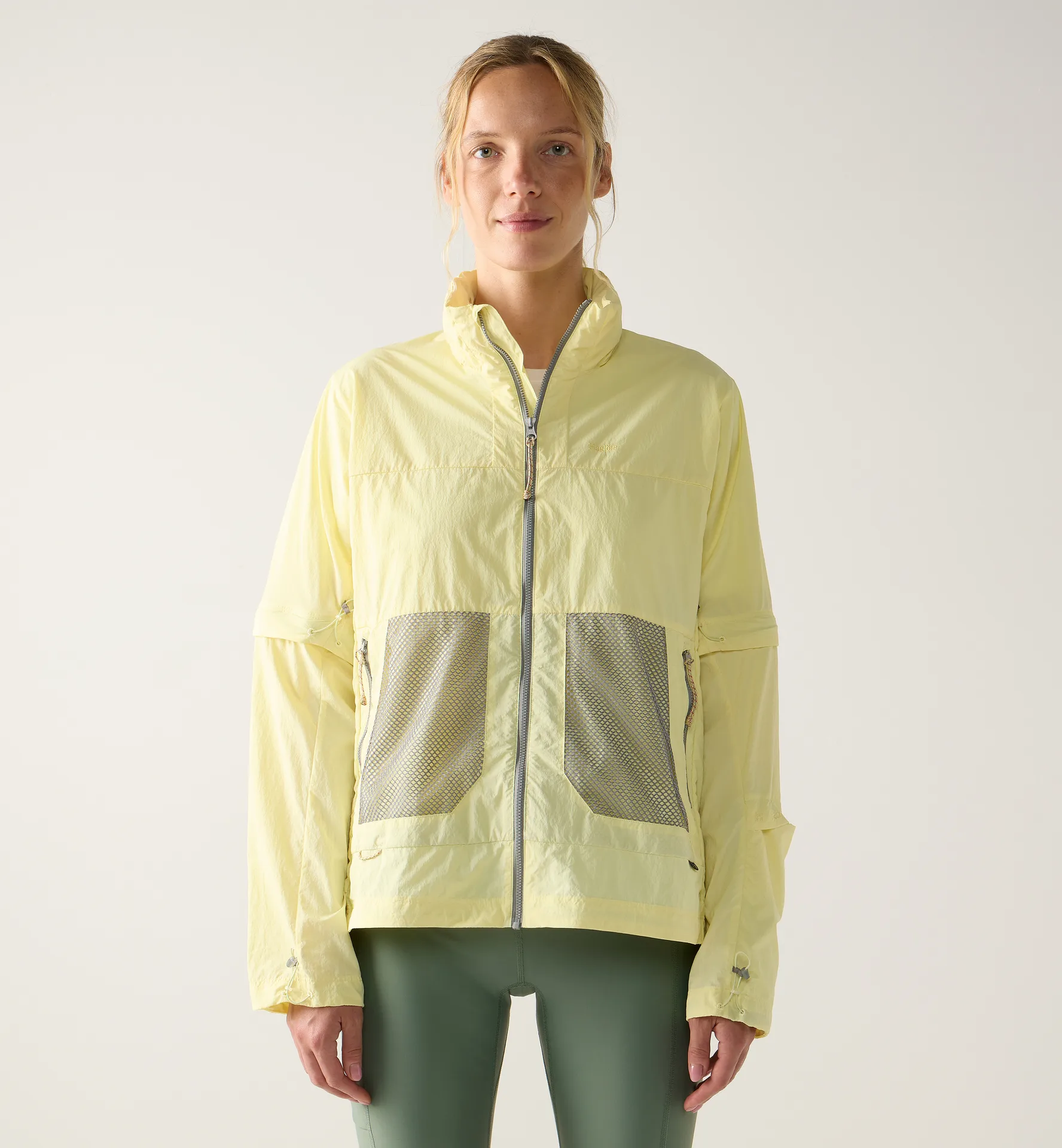 Solis Zip Off Jacket Women Yellow Rise
