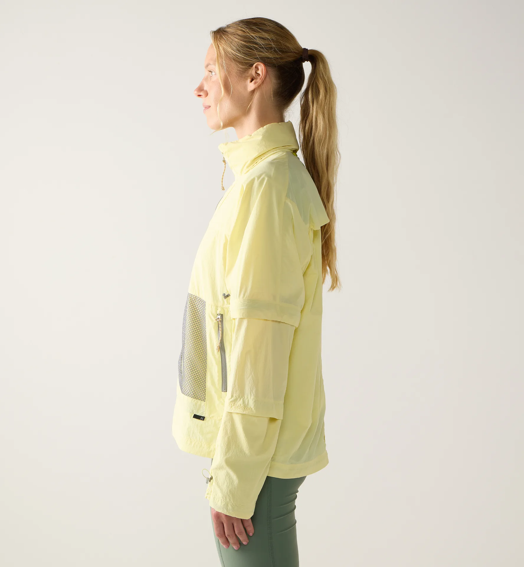 Solis Zip Off Jacket Women Yellow Rise