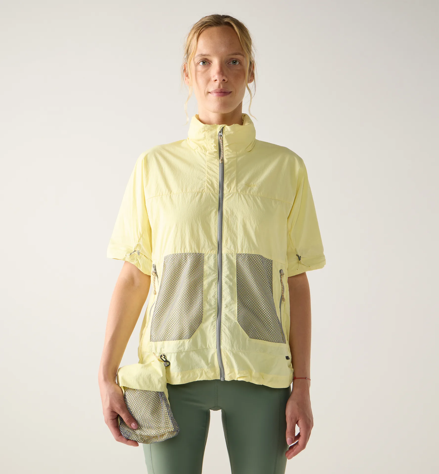 Solis Zip Off Jacket Women Yellow Rise