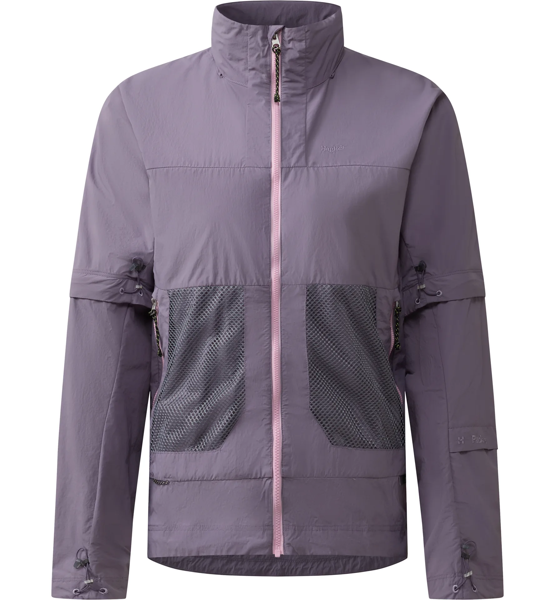 Solis Zip Off Jacket Women Purple Fog