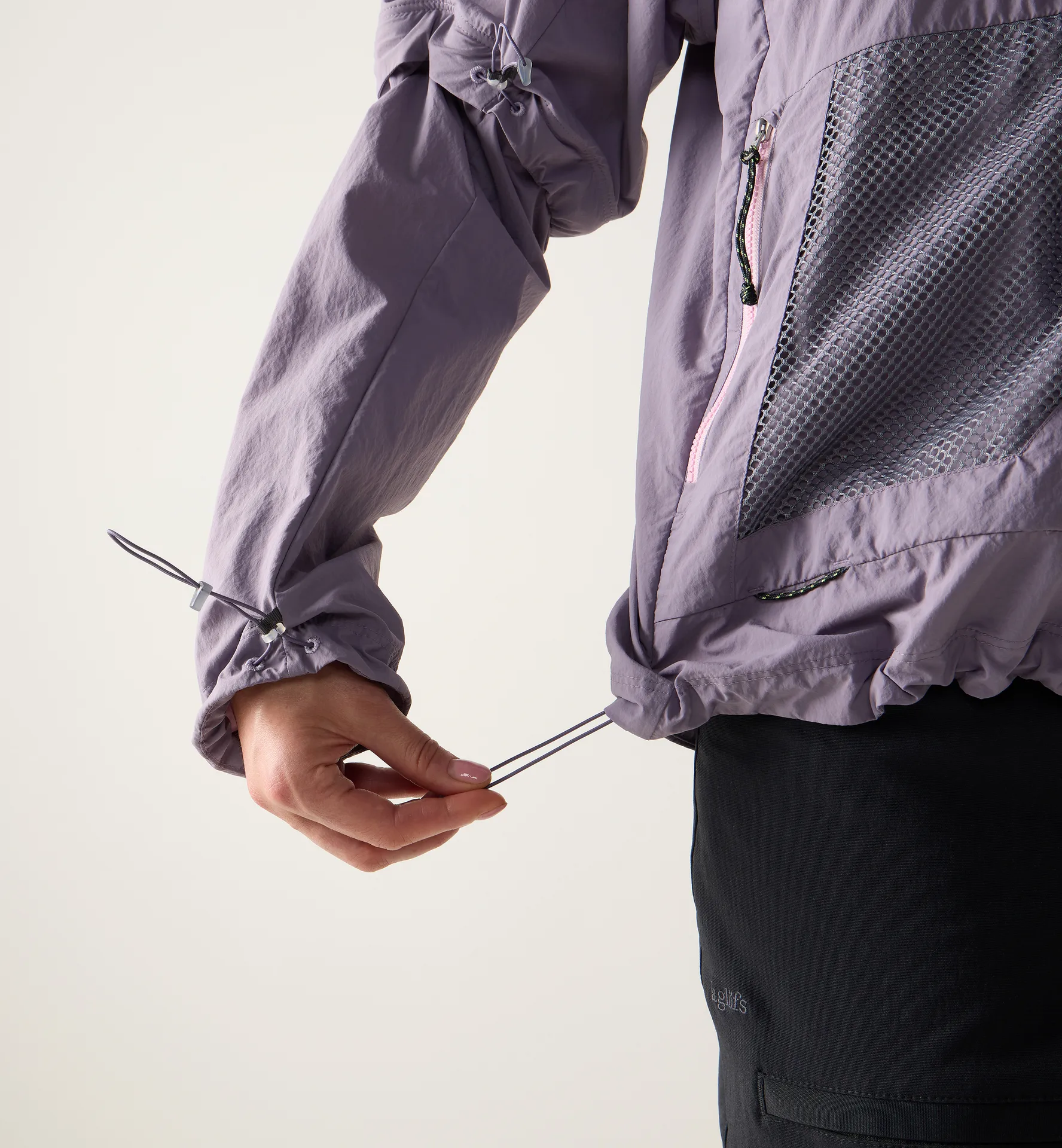 Solis Zip Off Jacket Women Purple Fog