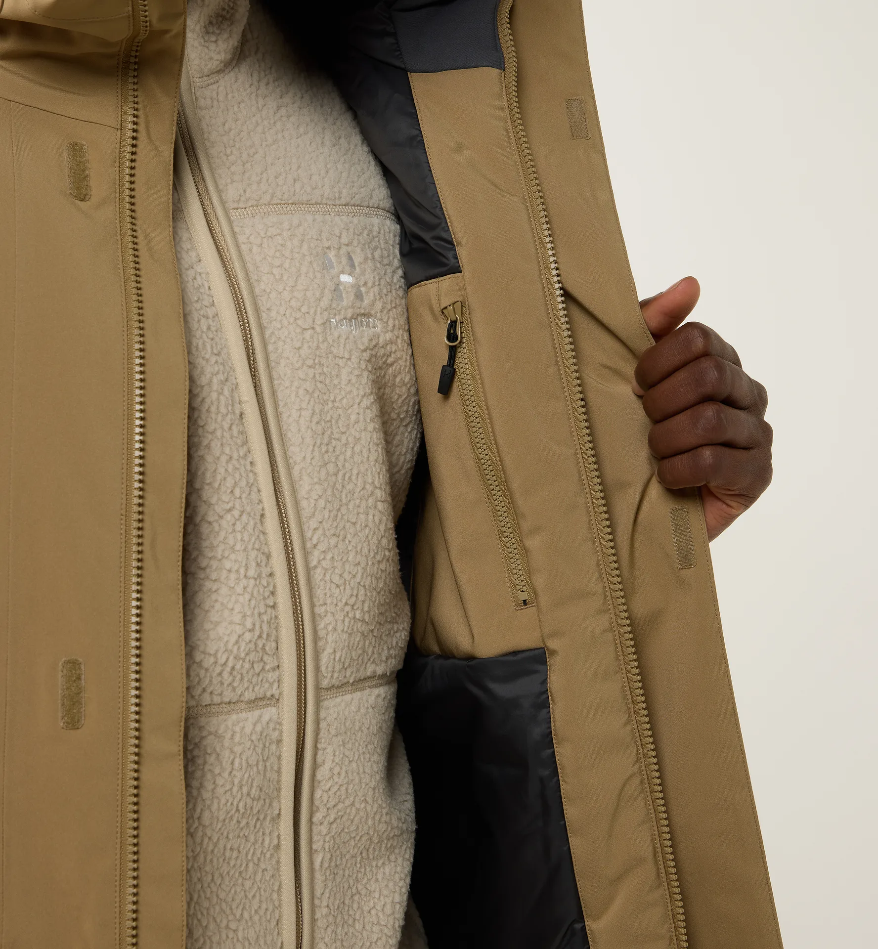 Salix Proof Mimic II Parka Men Oak Brown