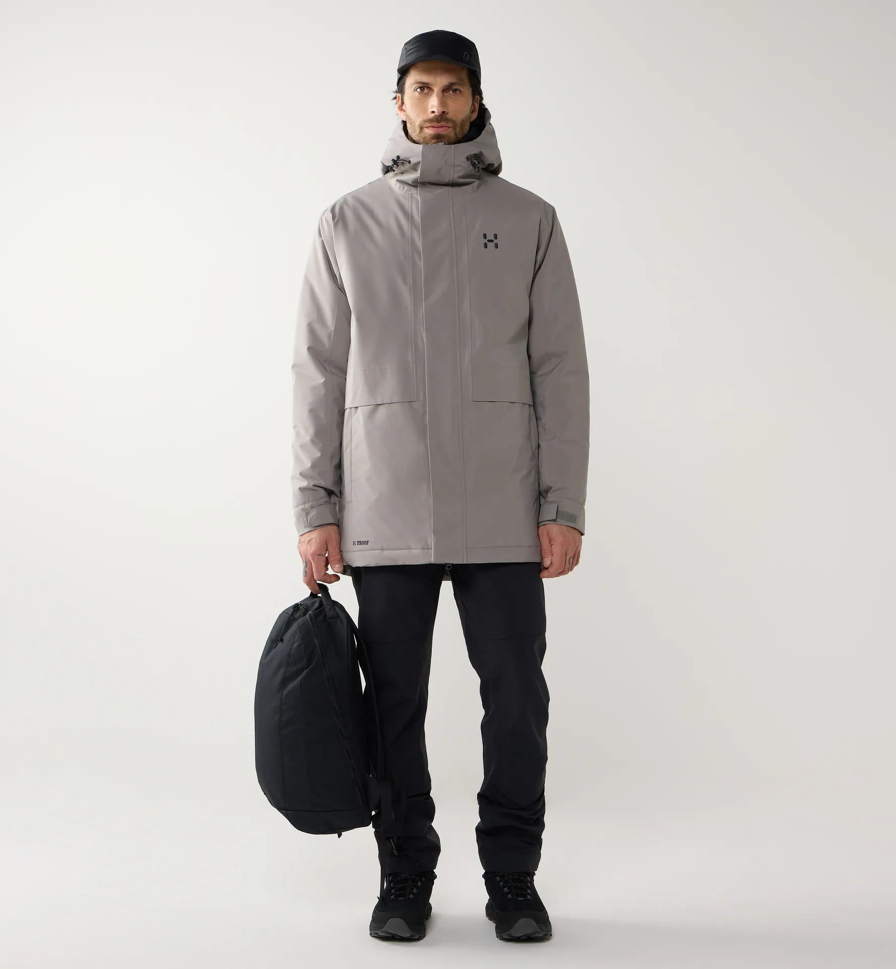 Salix Proof Mimic II Parka Men Stone Brick