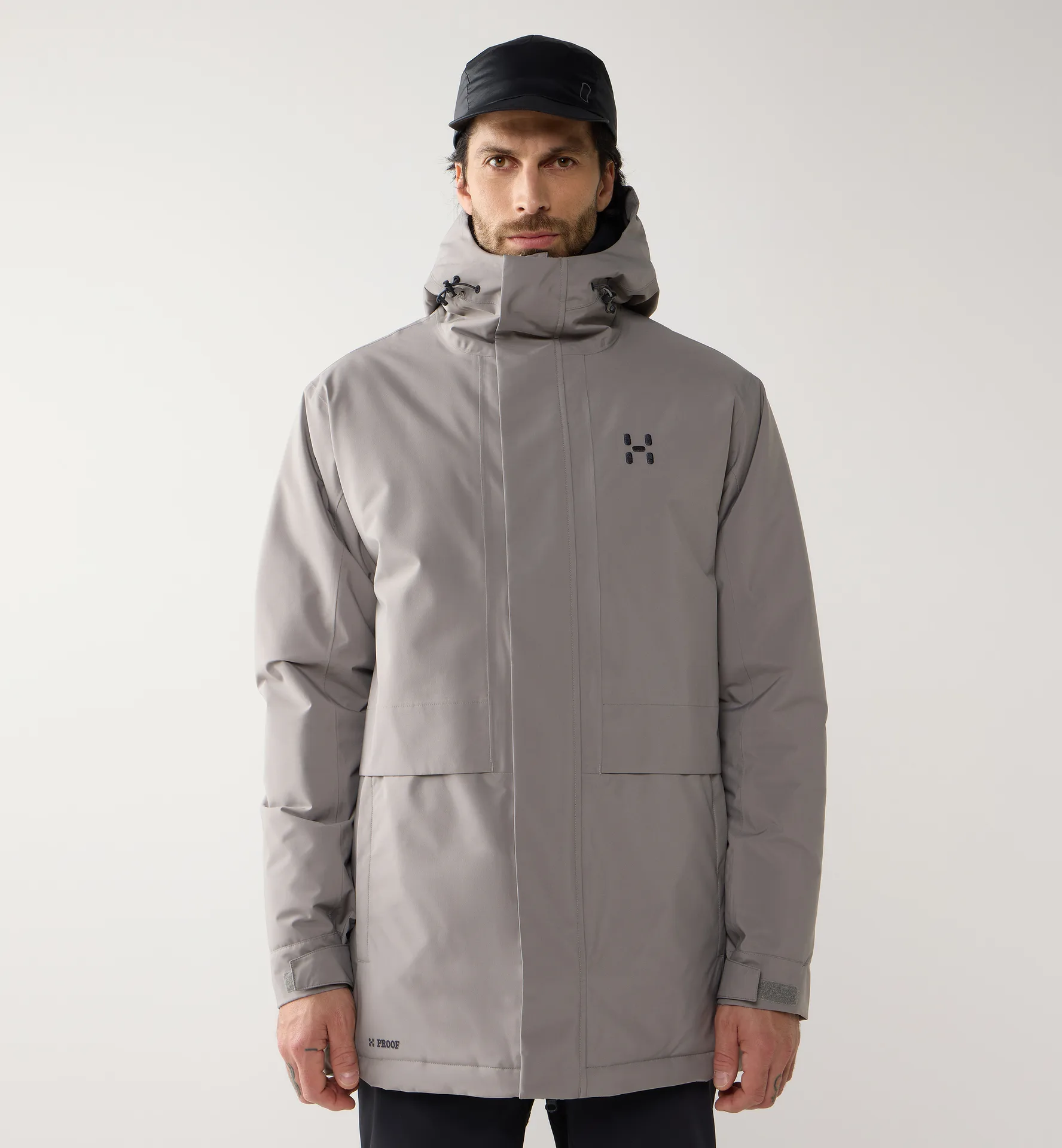Salix Proof Mimic II Parka Men Stone Brick