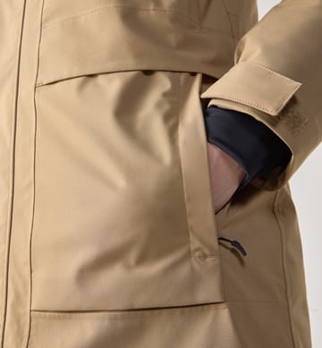 Salix Proof Mimic II Parka Women Oak Brown
