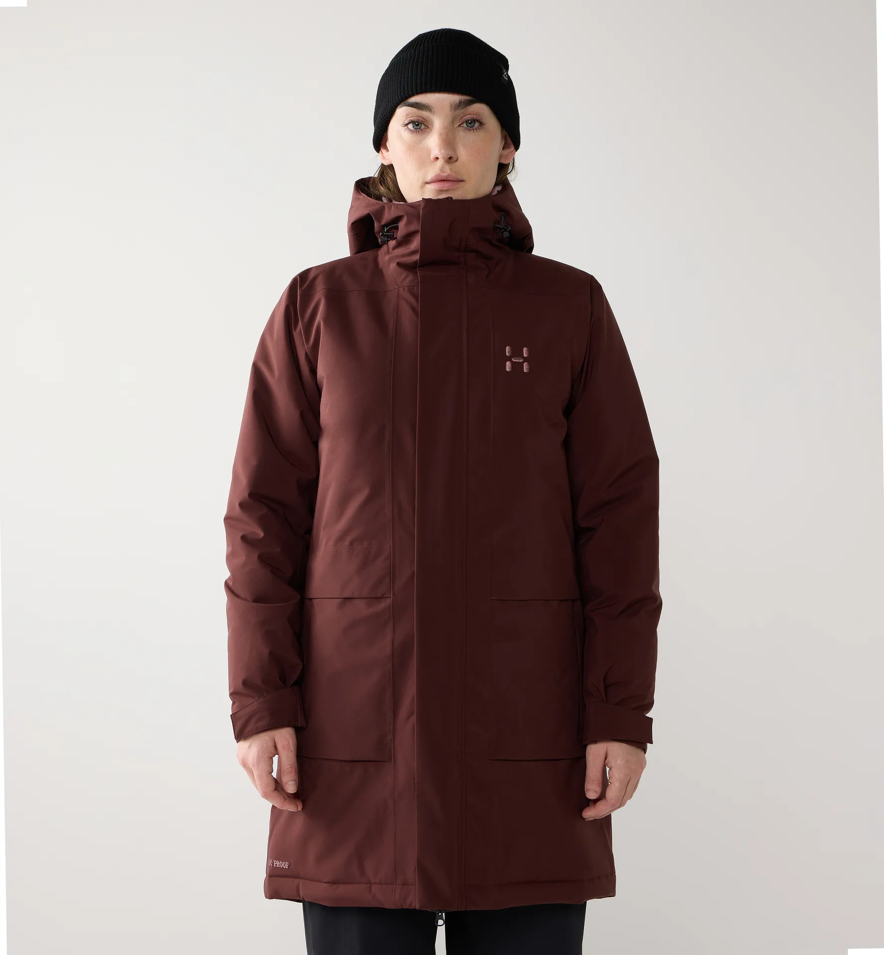 Salix Proof Mimic II Parka Women Maroon Trail