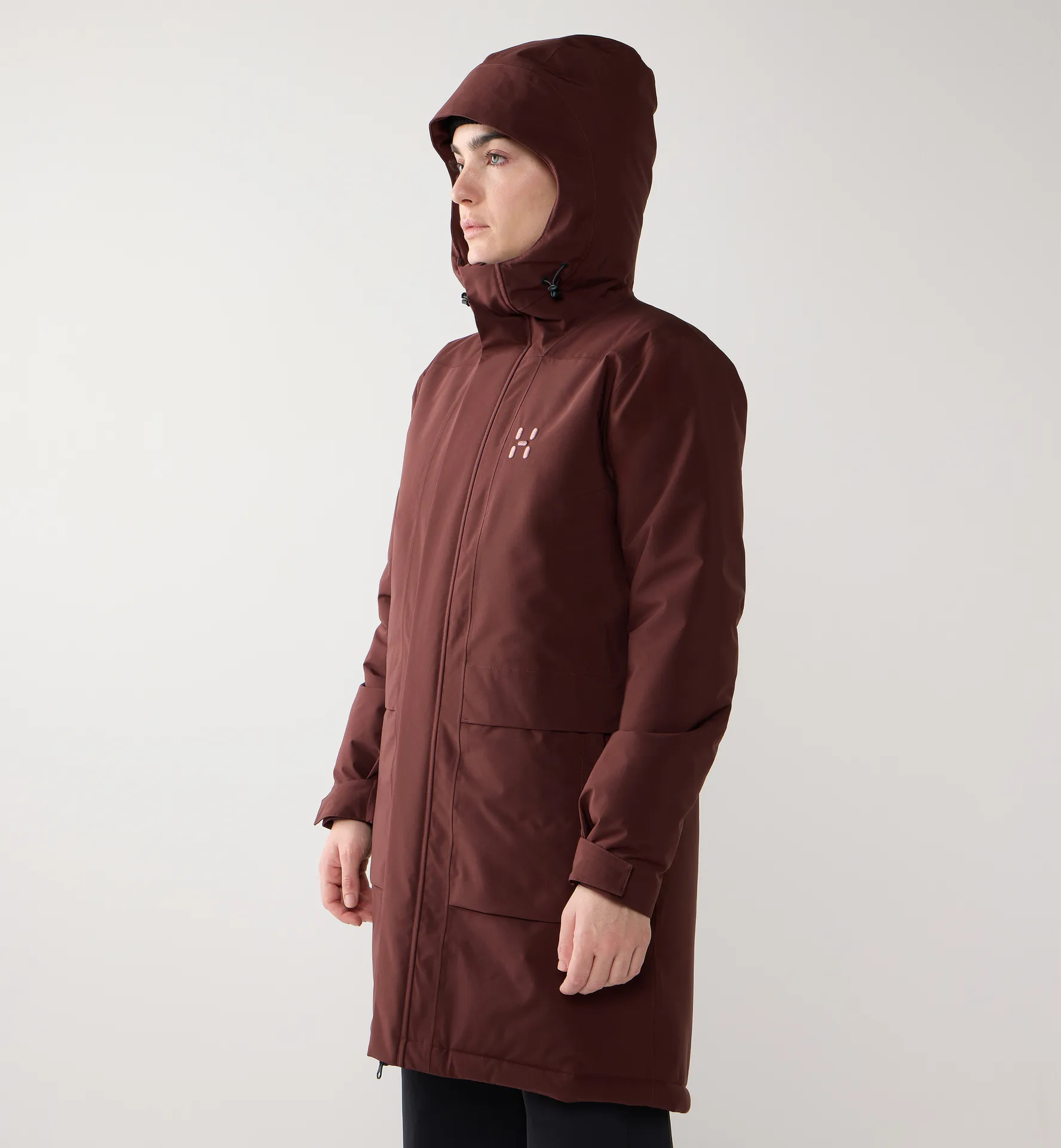 Salix Proof Mimic II Parka Women Maroon Trail