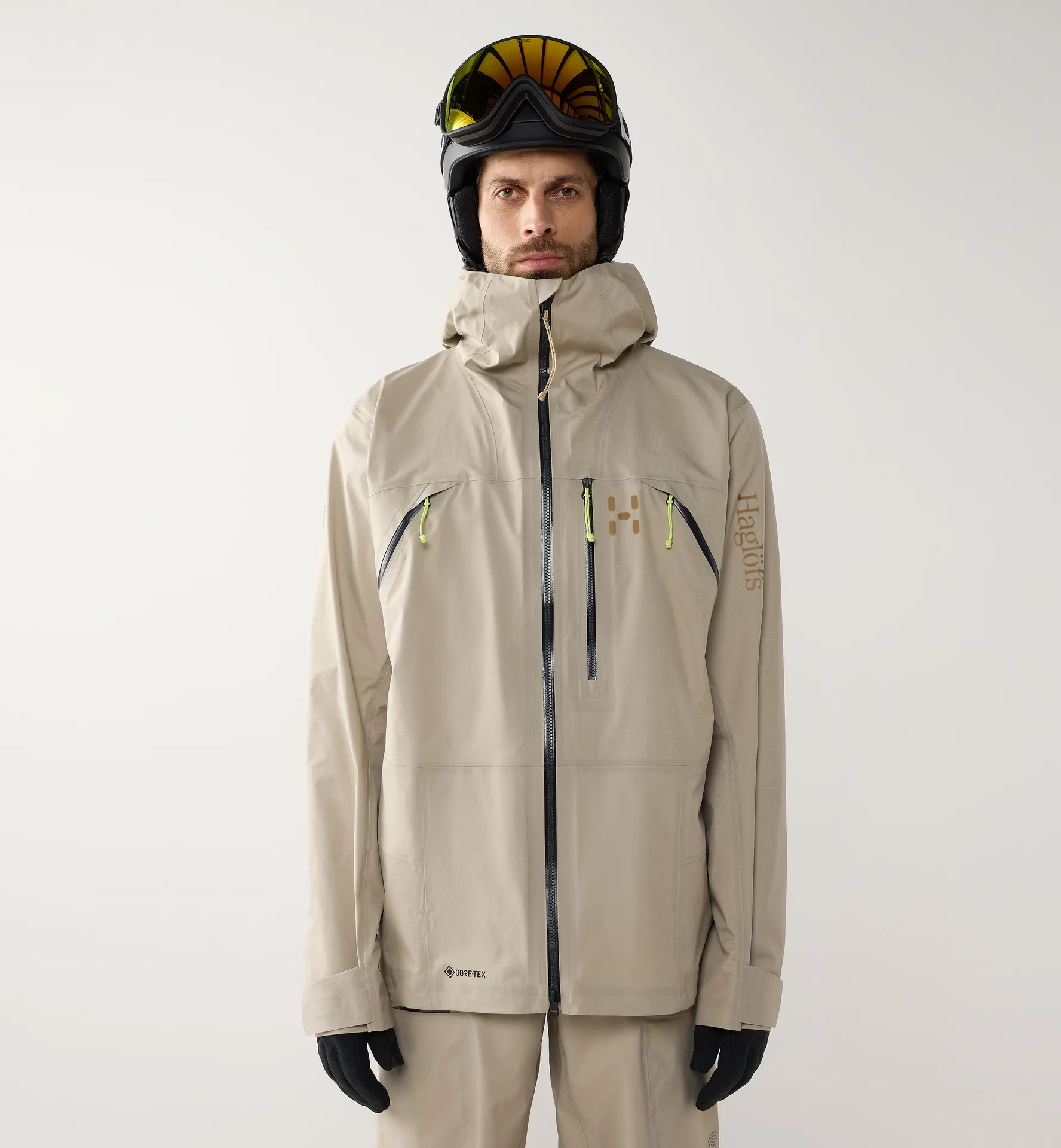 HAGLOFS GORE-TEX スノーボードウェア Nallo Touring GTX Jacket Men | Chalk Beige | Activities | Jackets
