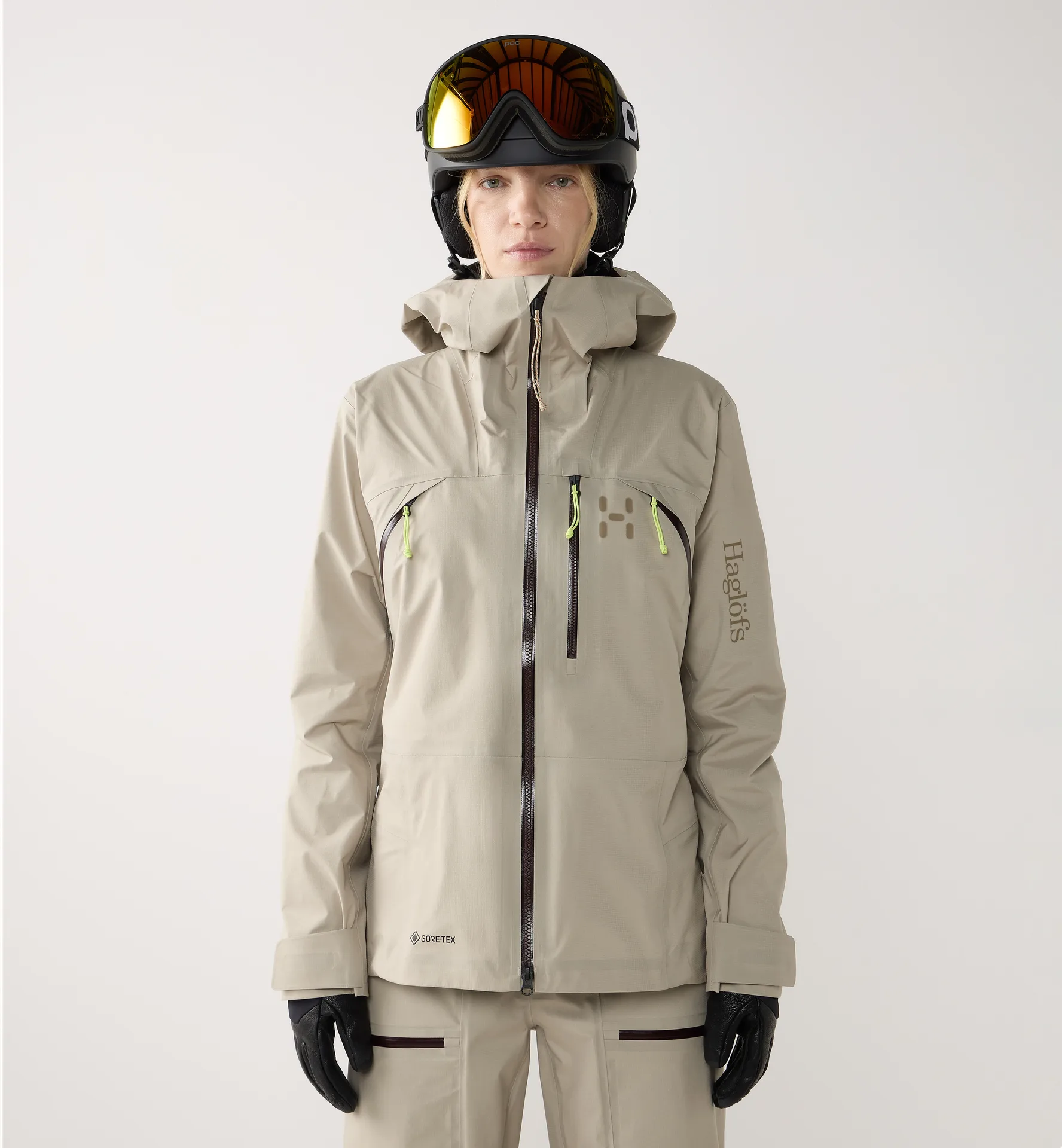 Nallo Touring GTX Jacket Women Chalk Beige
