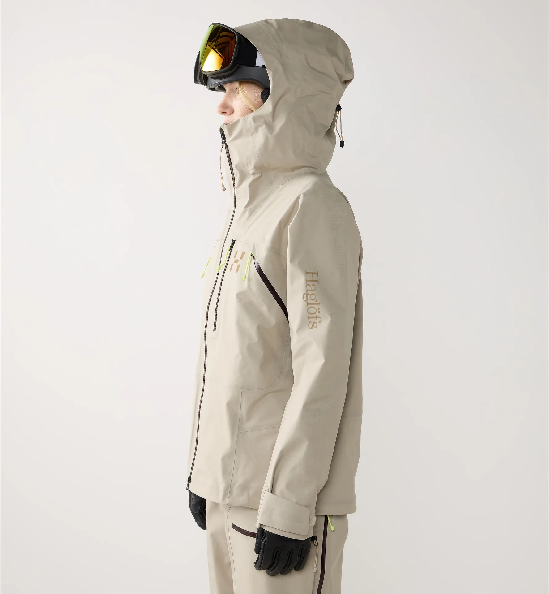 Nallo Touring GTX Jacket Women Chalk Beige
