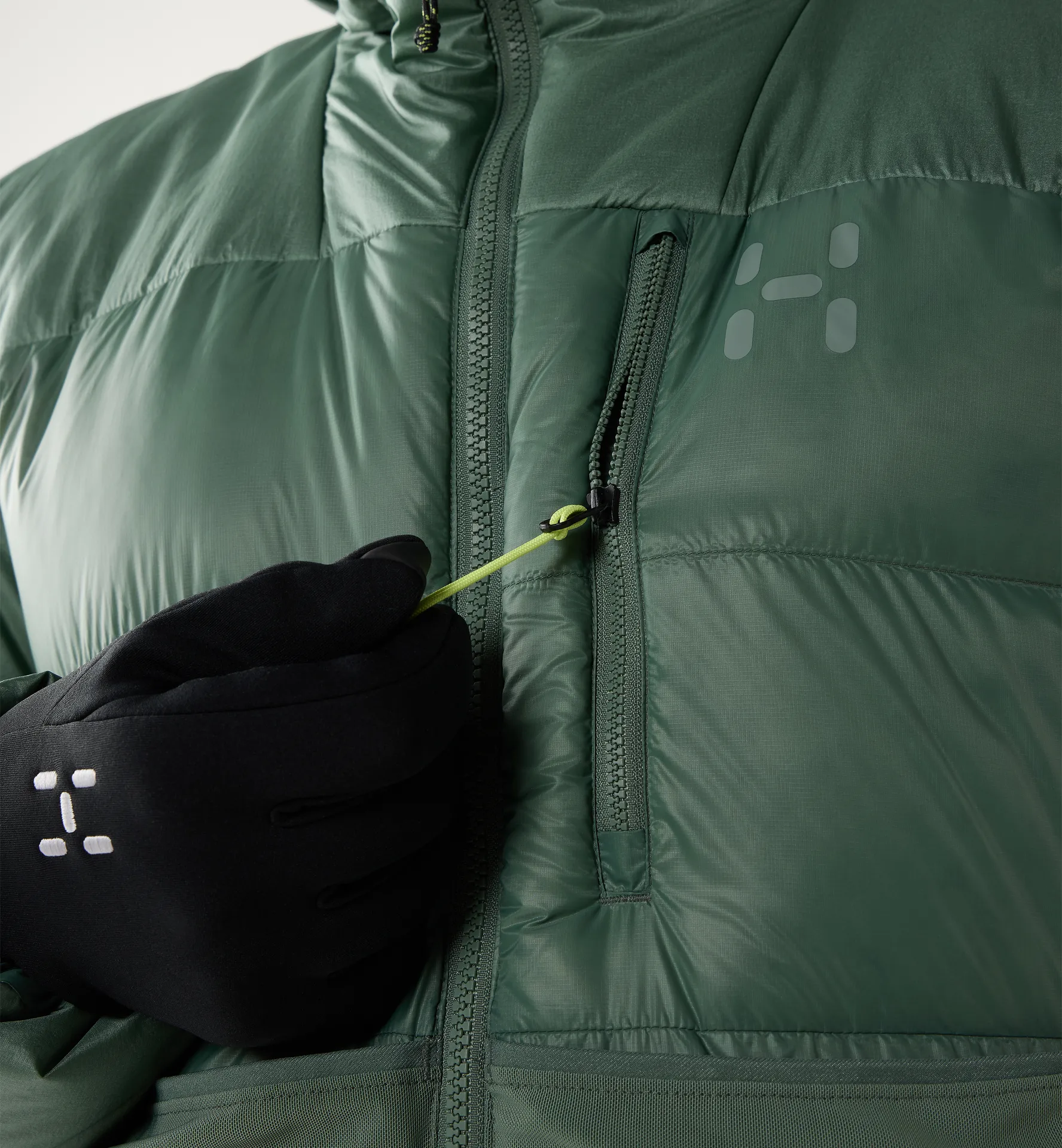 Nallo Touring Down Hood Men Chlorophyll Green