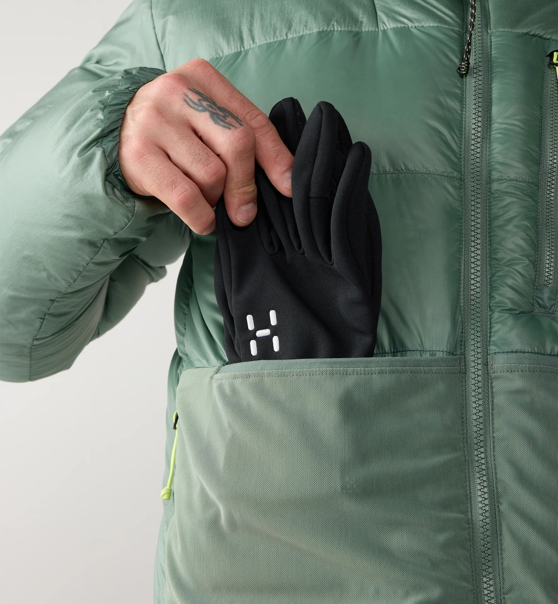 Nallo Touring Down Hood Men Chlorophyll Green