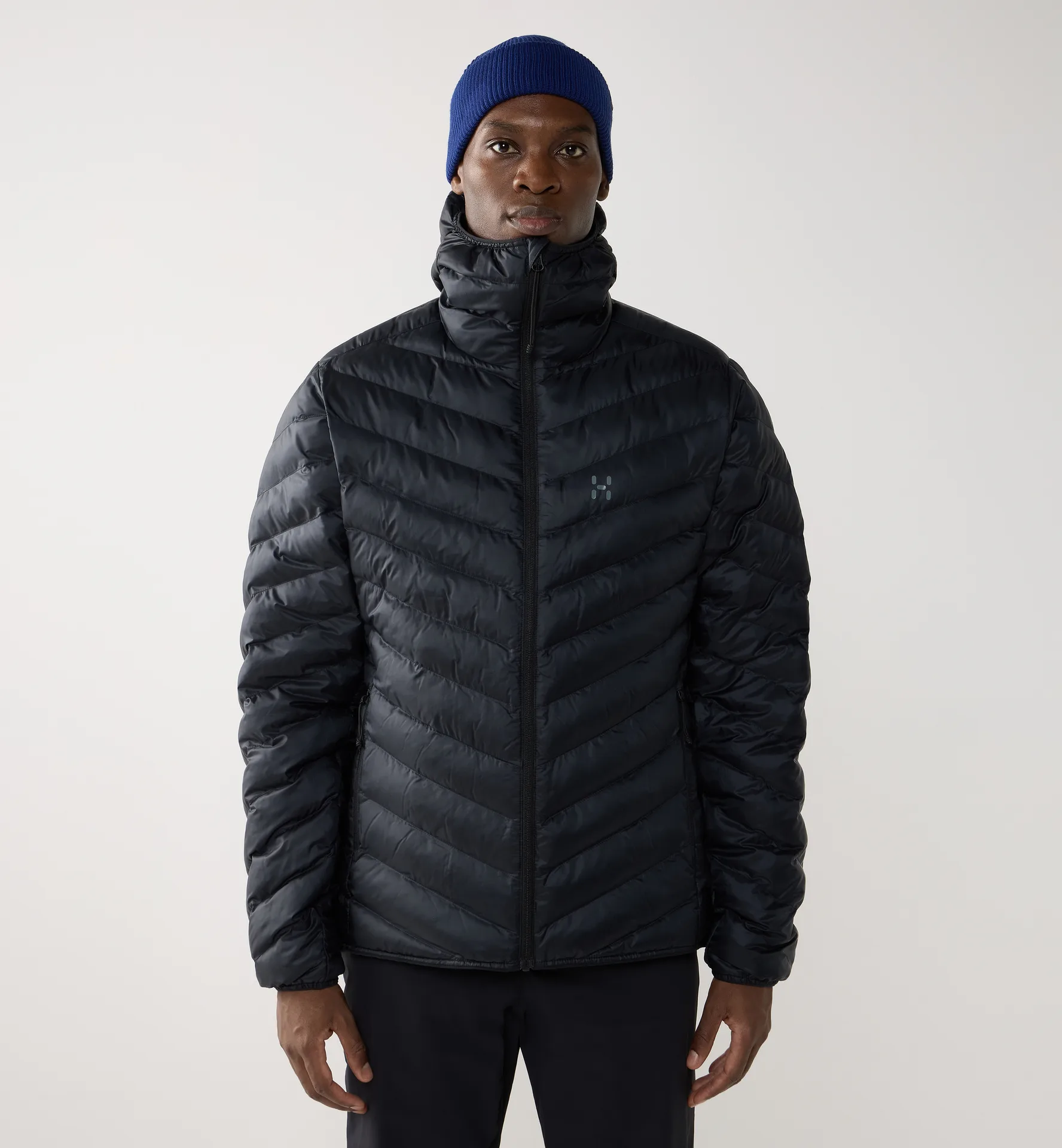 Särna Mimic II Hood Men True Black