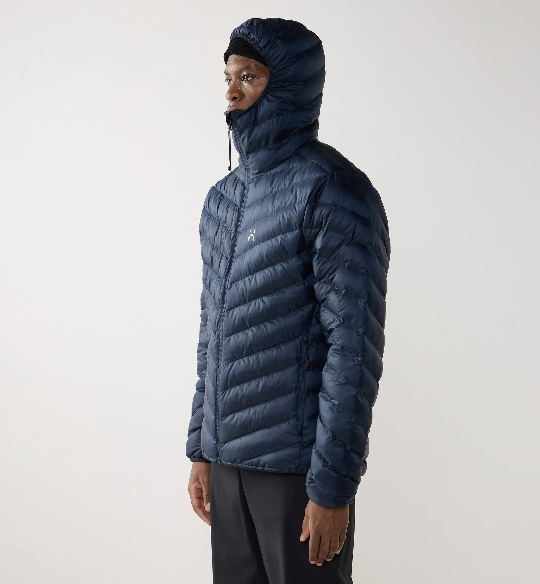 Särna Mimic II Hood Men Tarn Blue