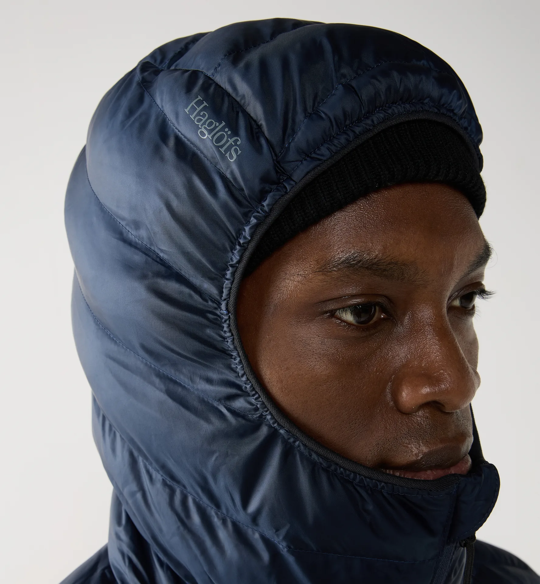 Särna Mimic II Hood Men Tarn Blue