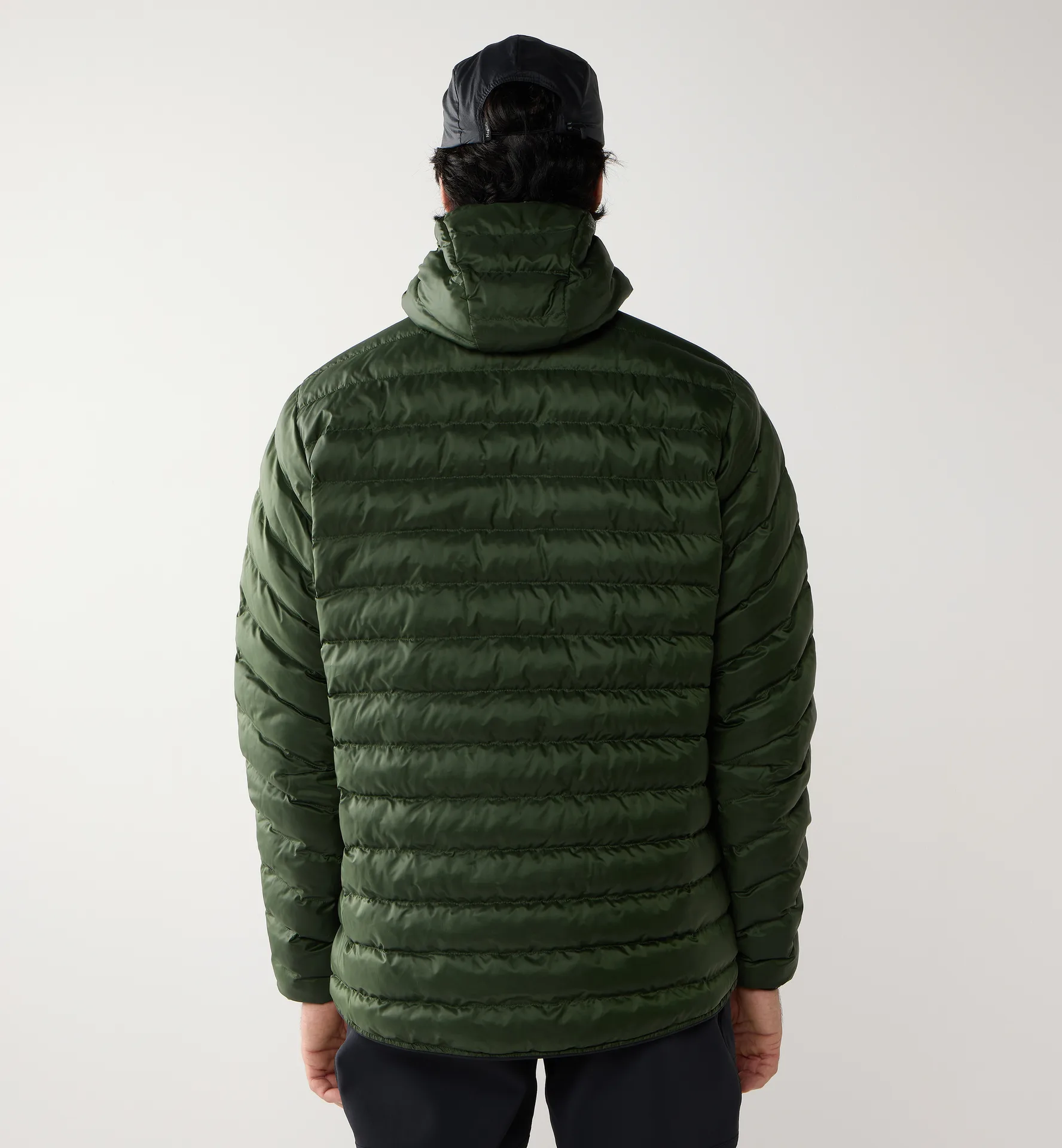 Särna Mimic II Hood Men Seaweed Green
