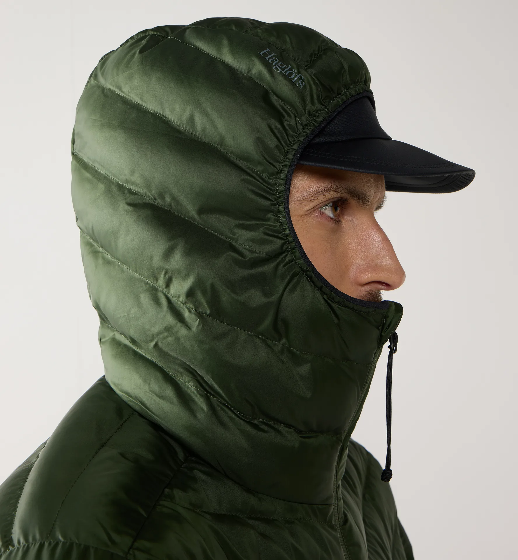Särna Mimic II Hood Men Seaweed Green