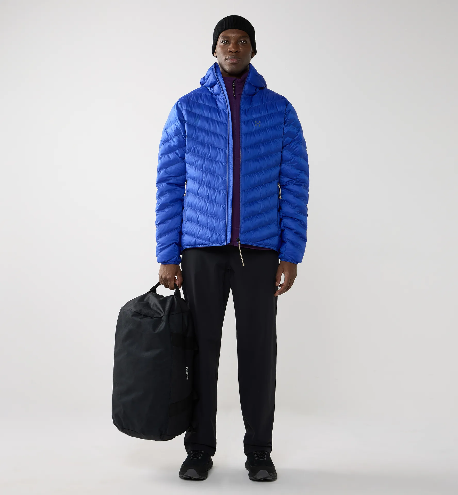 Särna Mimic II Hood Men Northern Blue