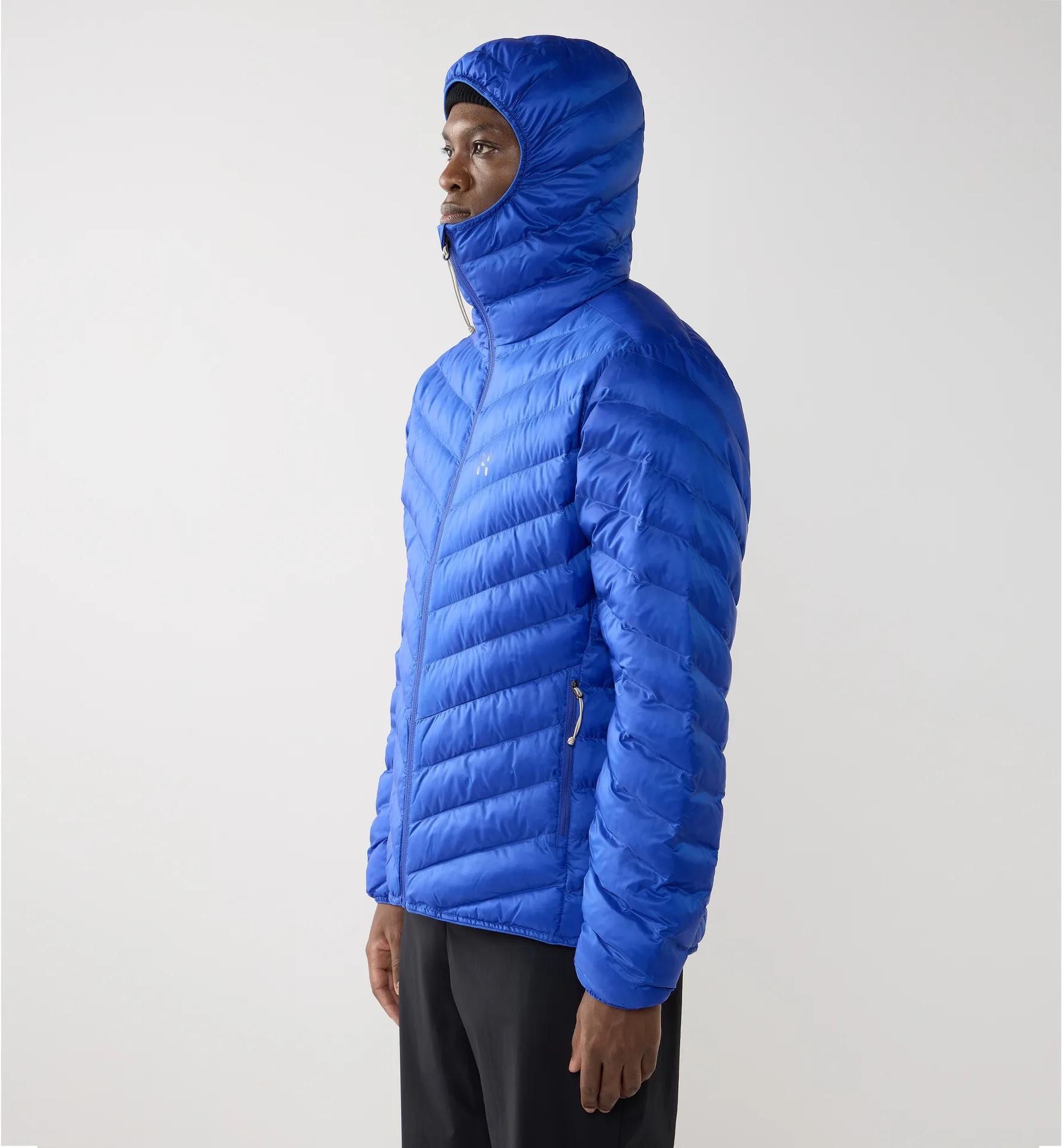 Särna Mimic II Hood Men Northern Blue