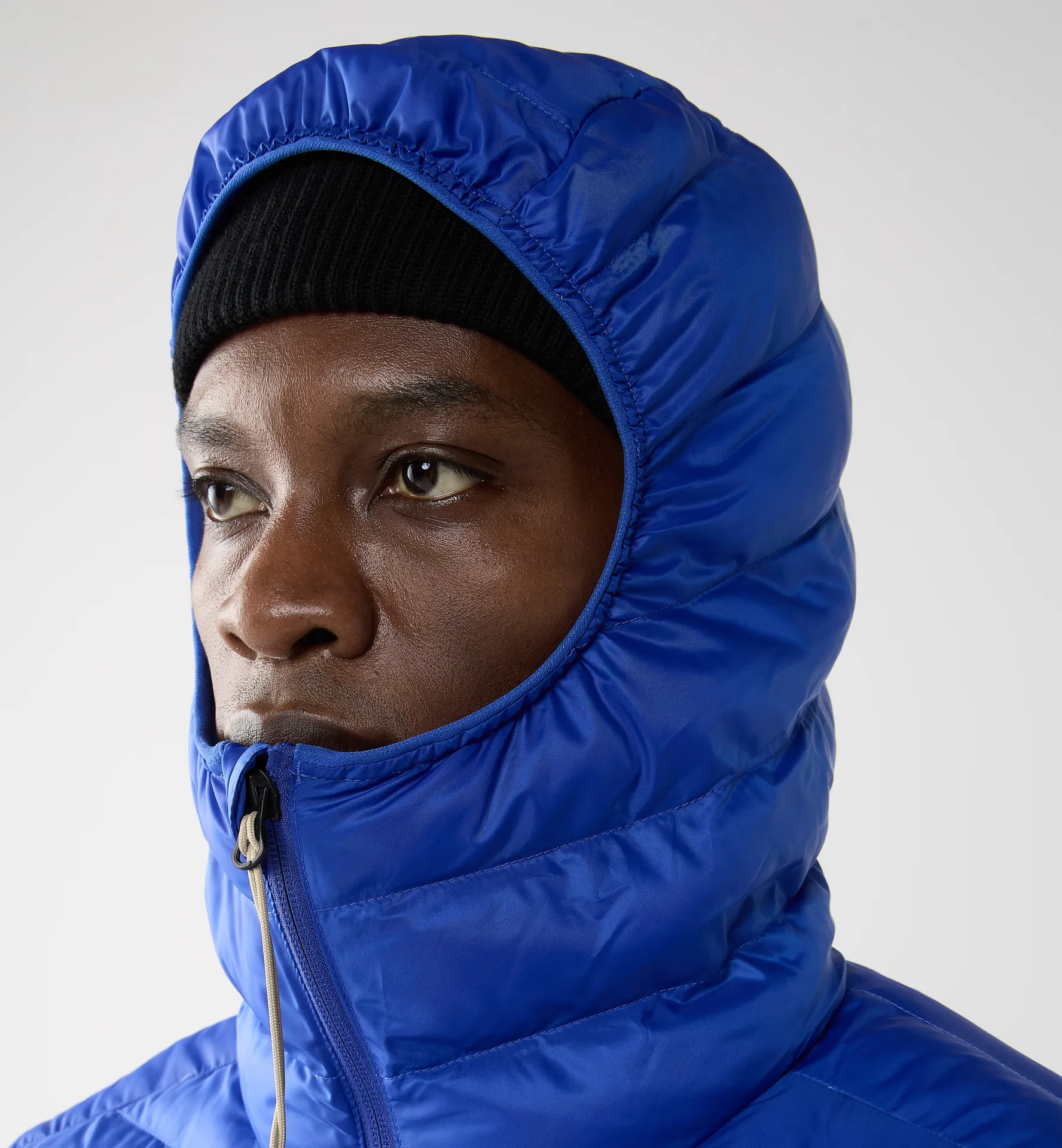 Särna Mimic II Hood Men Northern Blue