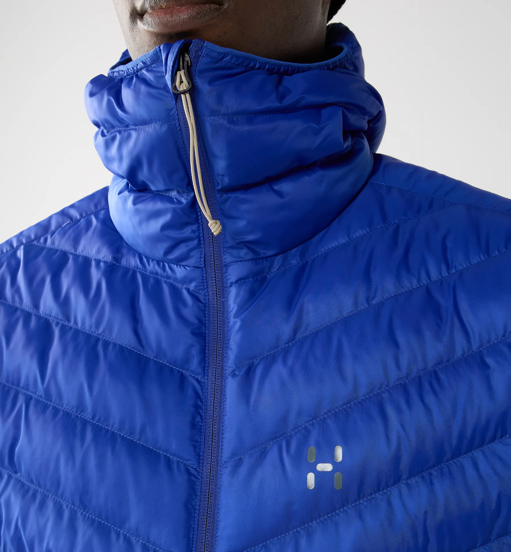 Särna Mimic II Hood Men Northern Blue