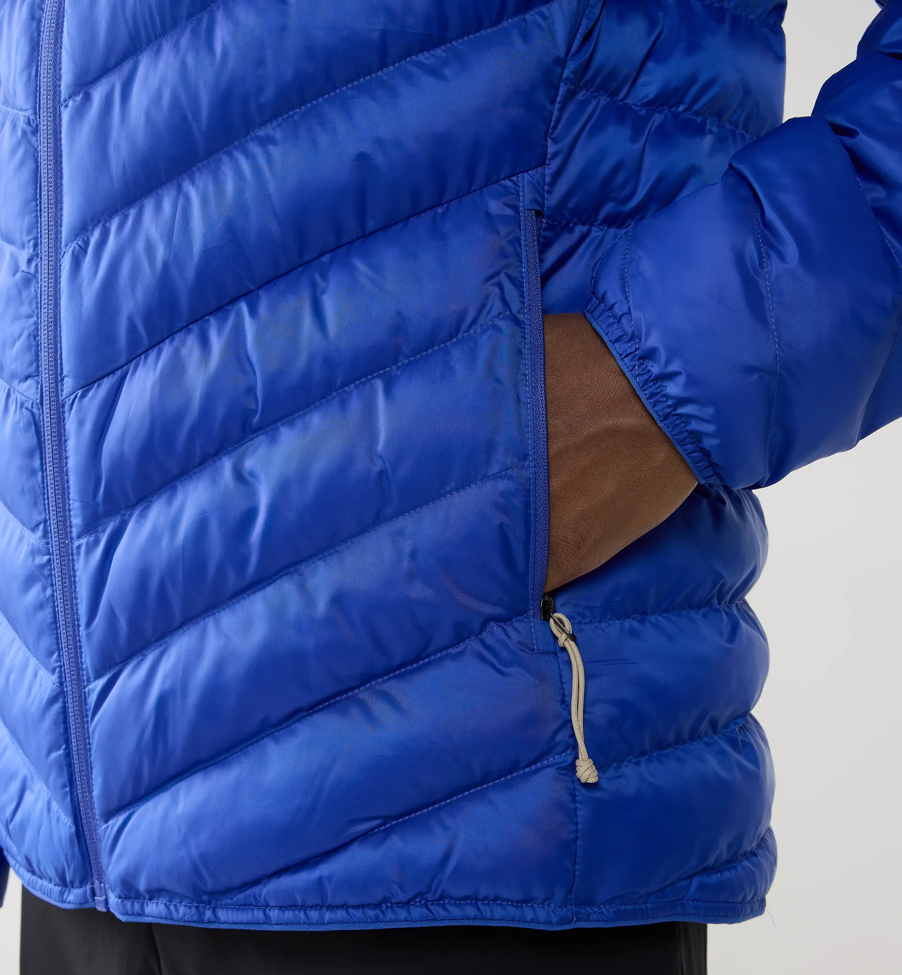 Särna Mimic II Hood Men Northern Blue
