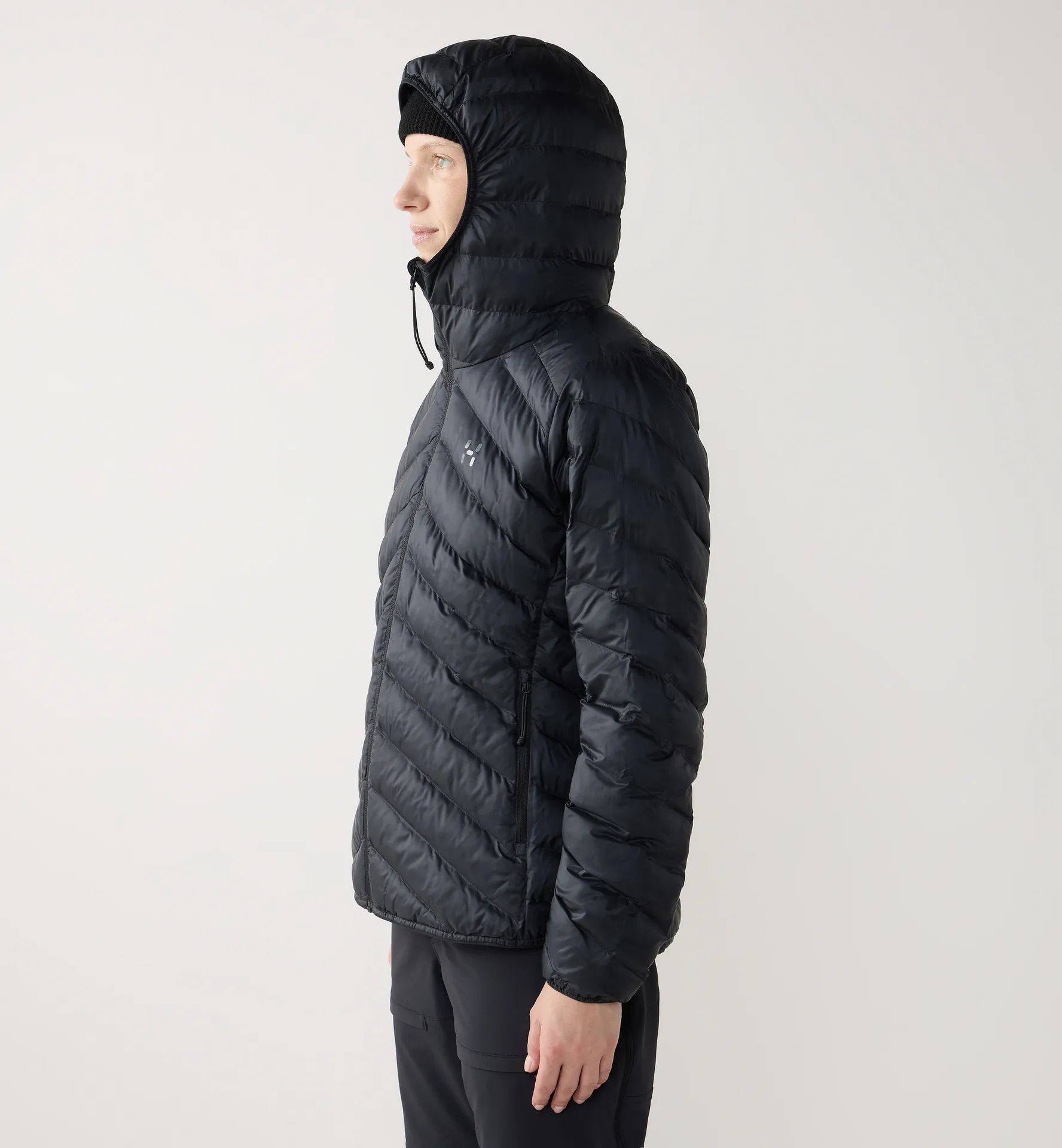 Särna Mimic II Hood Women True Black
