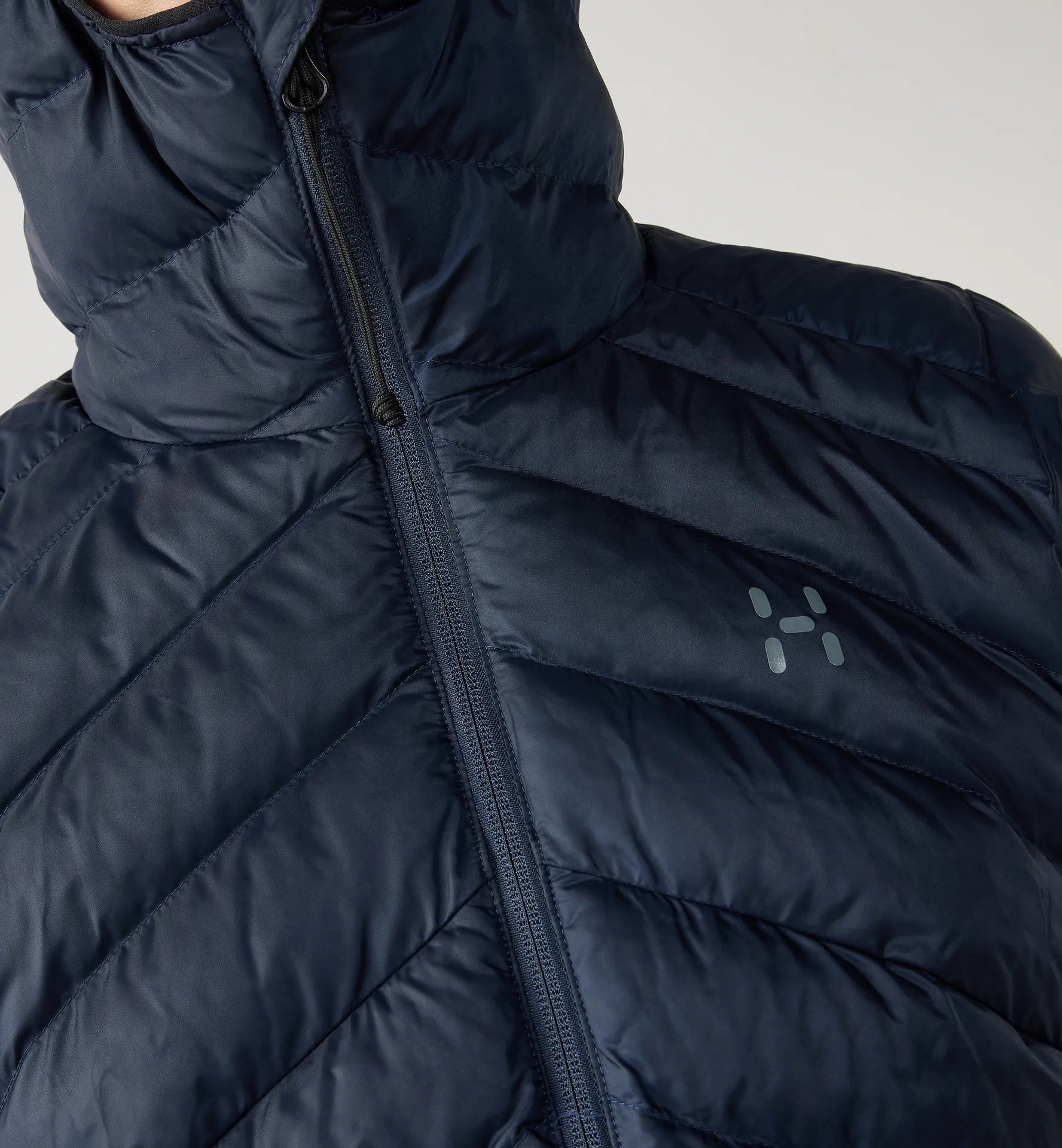 Särna Mimic II Hood Women Tarn Blue