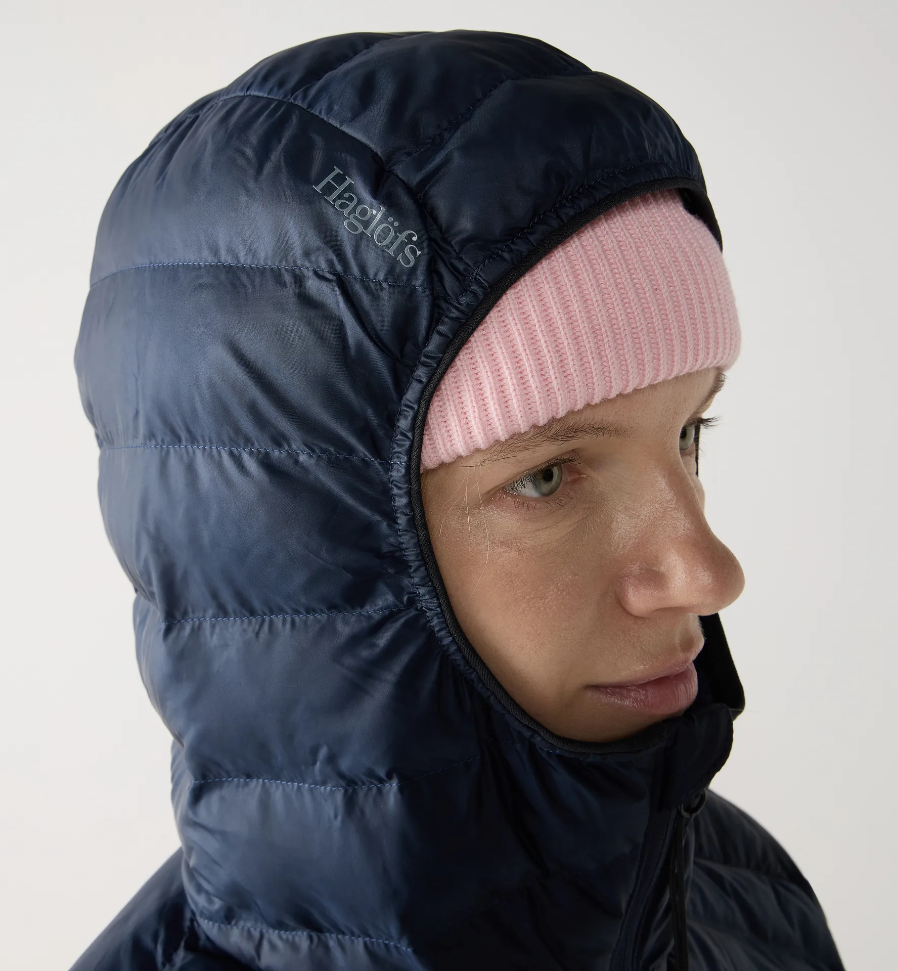 Särna Mimic II Hood Women Tarn Blue
