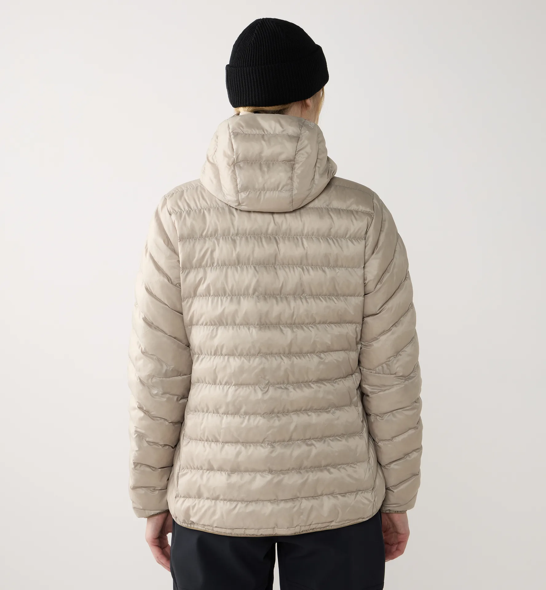 Särna Mimic II Hood Women Chalk Beige