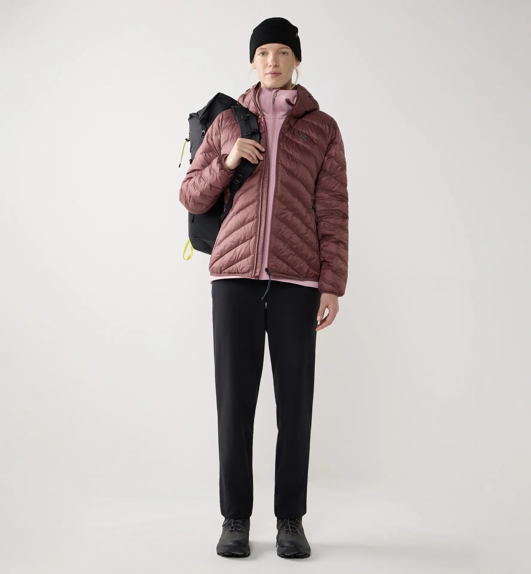 Särna Mimic II Hood Women Misty Mauve