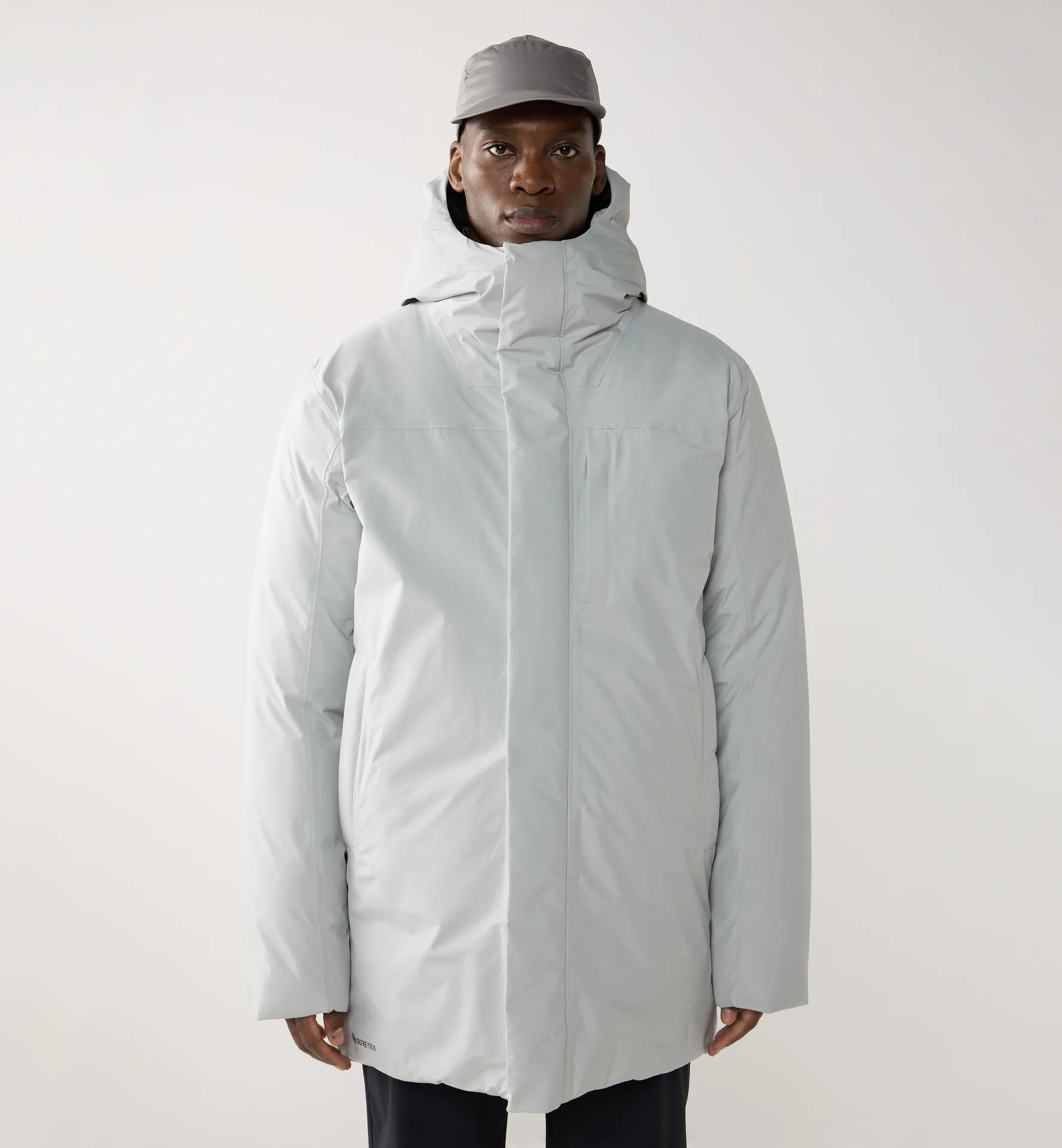 Vara Down GTX Parka Men Stone Grey