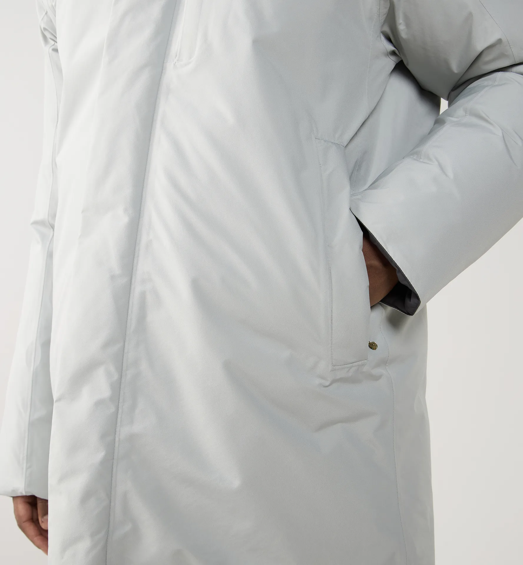 Vara Down GTX Parka Men Stone Grey