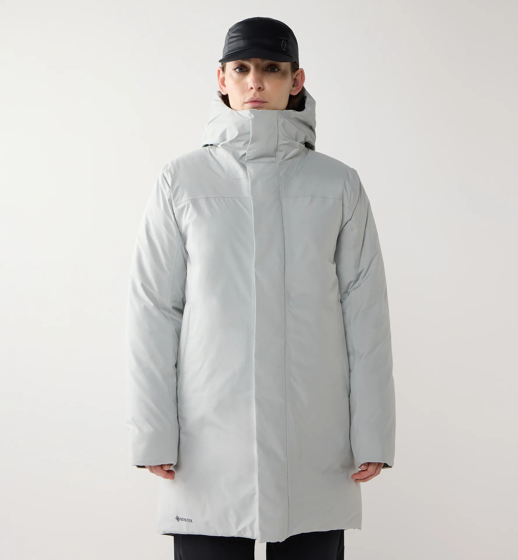 Vara Down GTX Parka Women Stone Grey