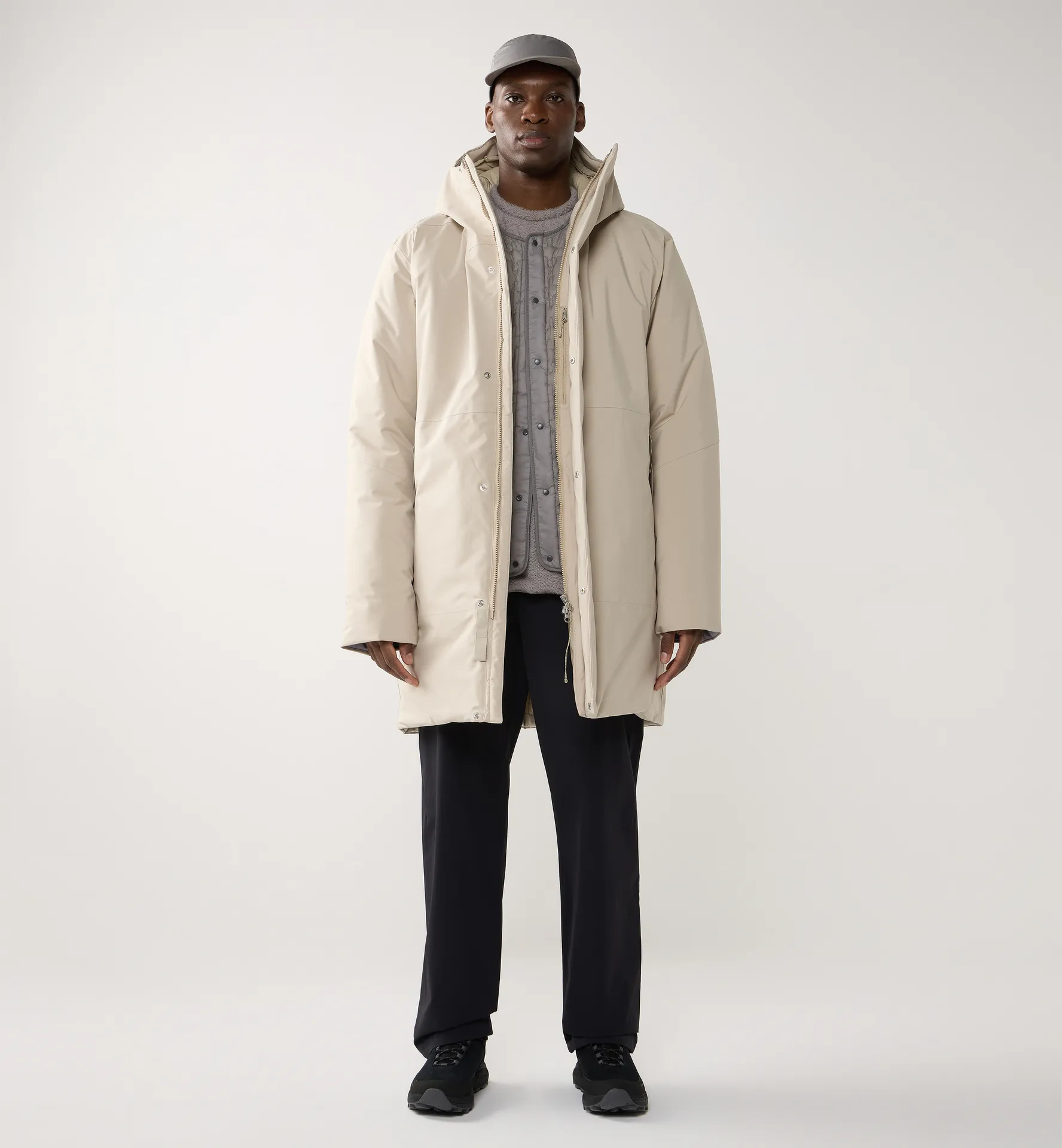 Yra Mimic Proof Parka Men Chalk Beige