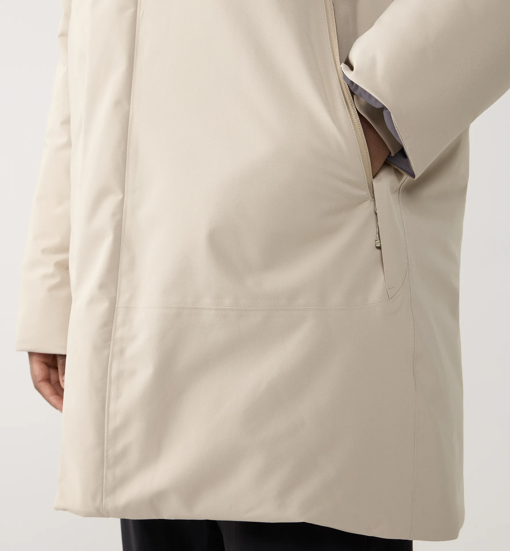 Yra Mimic Proof Parka Men Chalk Beige