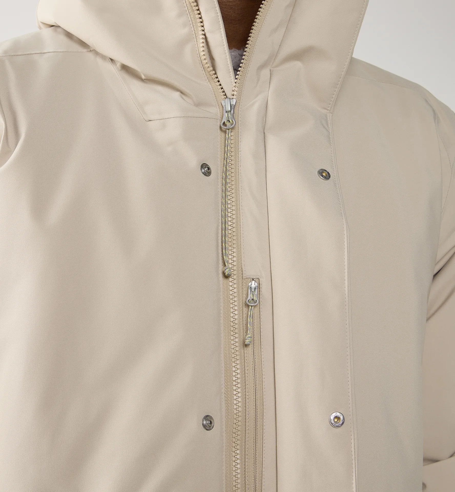 Yra Mimic Proof Parka Men Chalk Beige