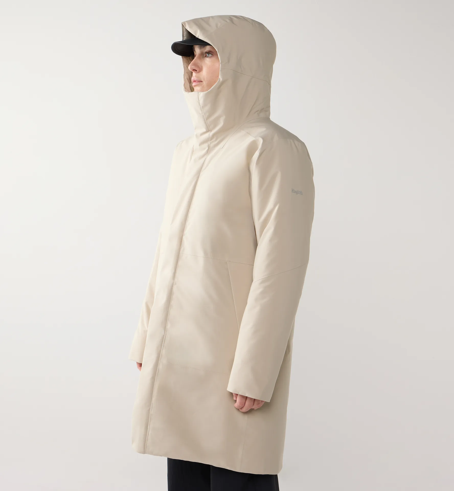 Yra Mimic Proof Parka Women Chalk Beige
