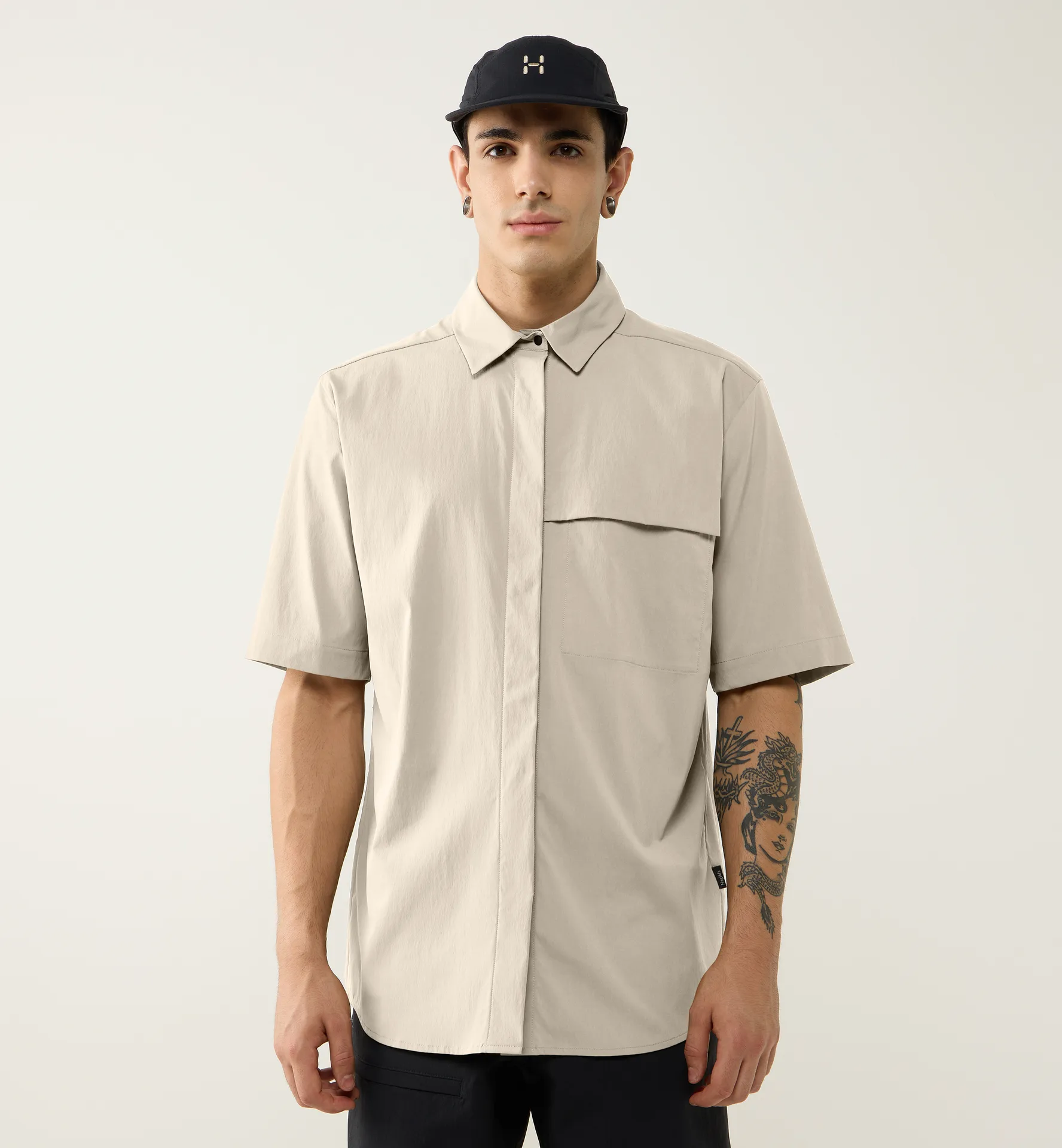 Salo Shirt SS II Men Chalk Beige