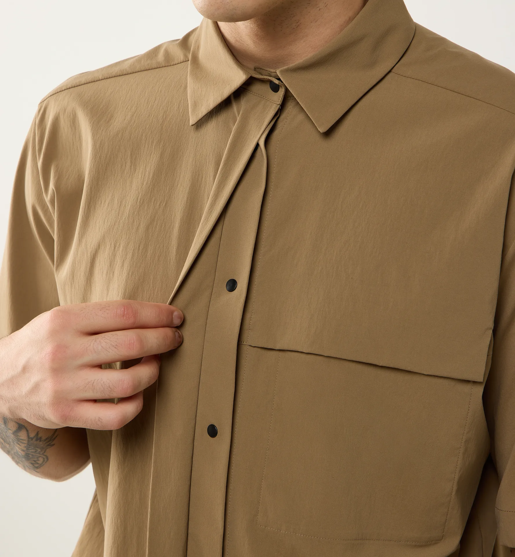 Salo Shirt SS II Men Oak Brown