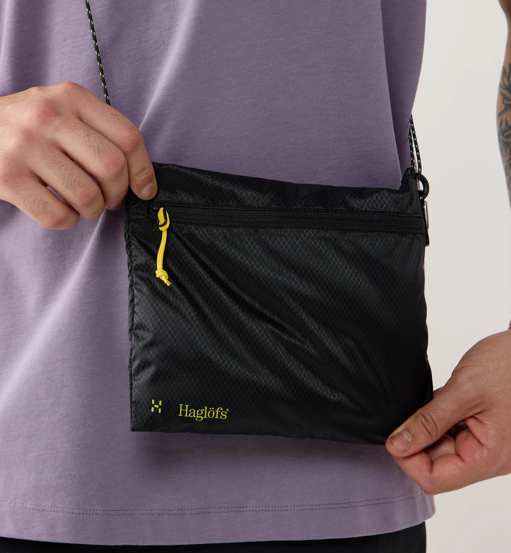 Flat accessory bag True Black