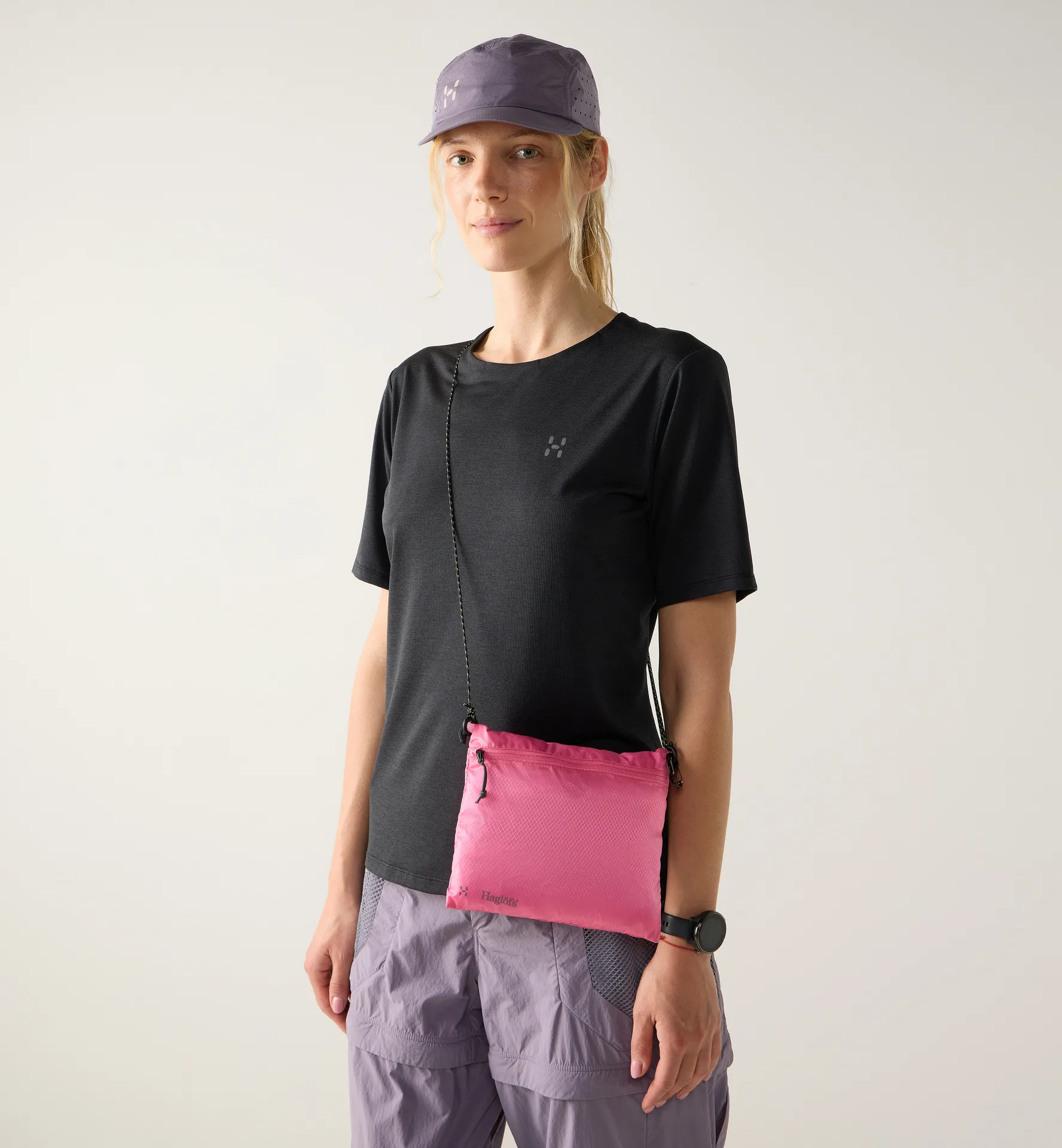 Flat accessory bag Lantana Pink