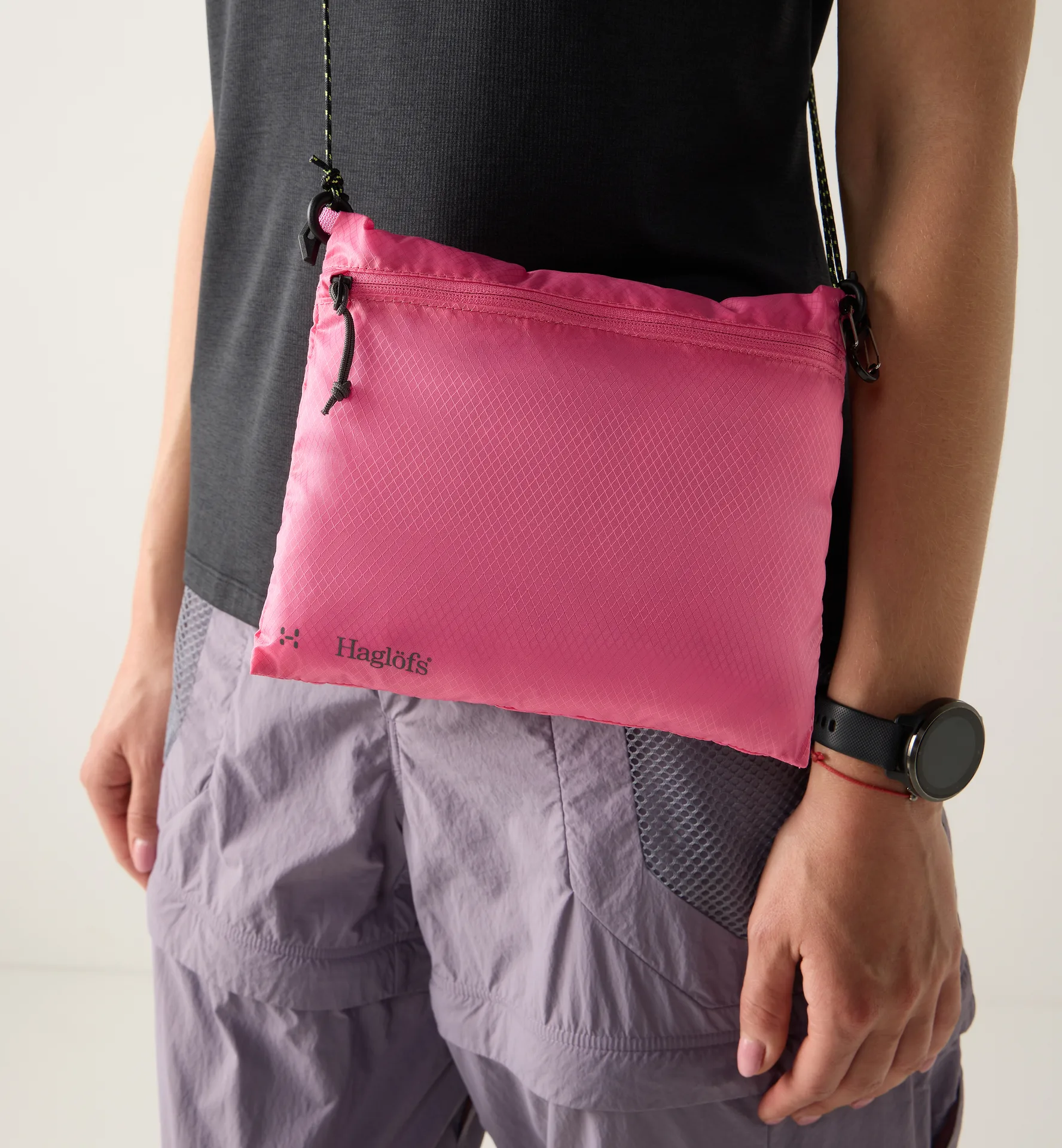Flat accessory bag Lantana Pink