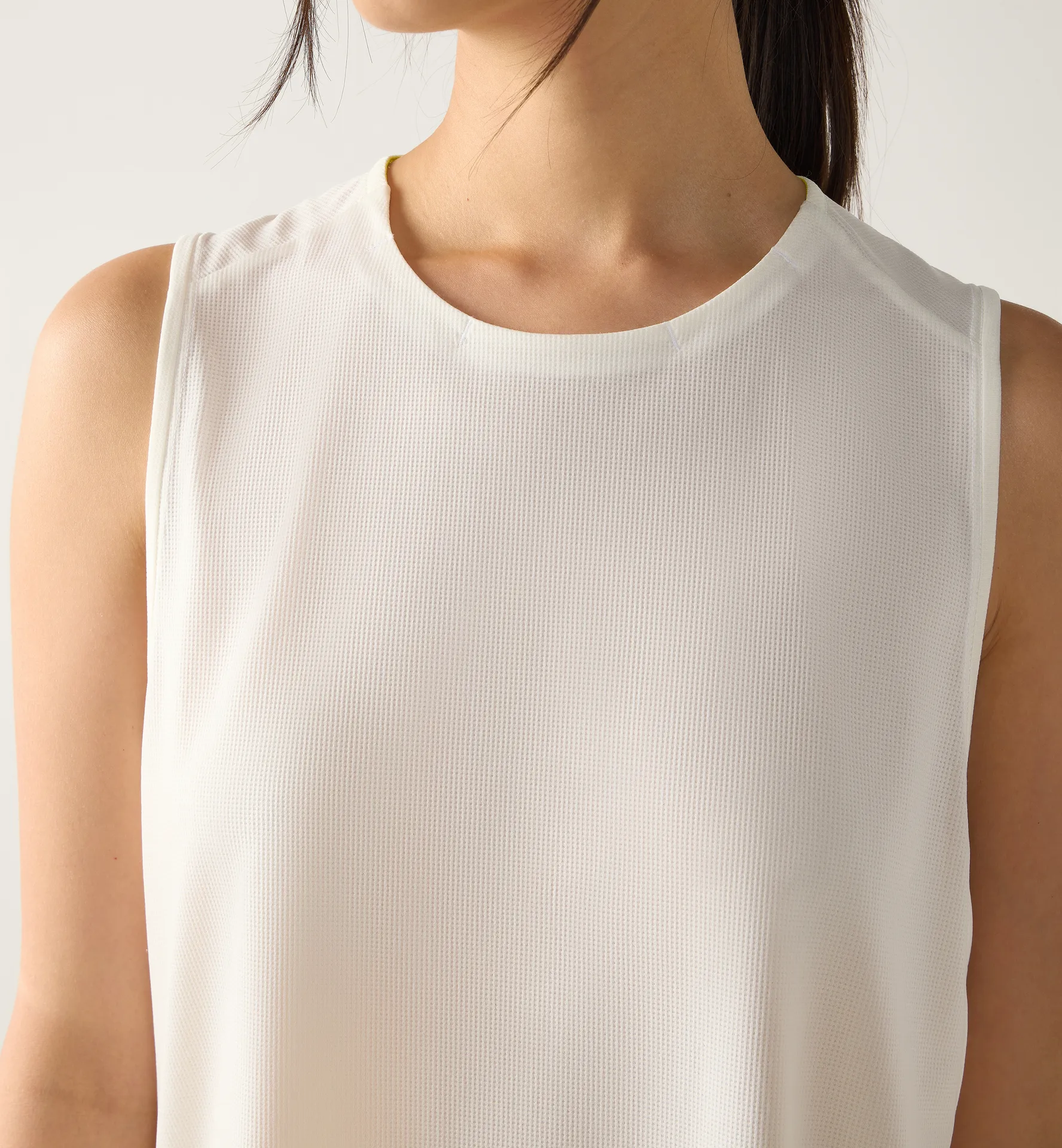 L.I.M Ridge Tank Women Soft White