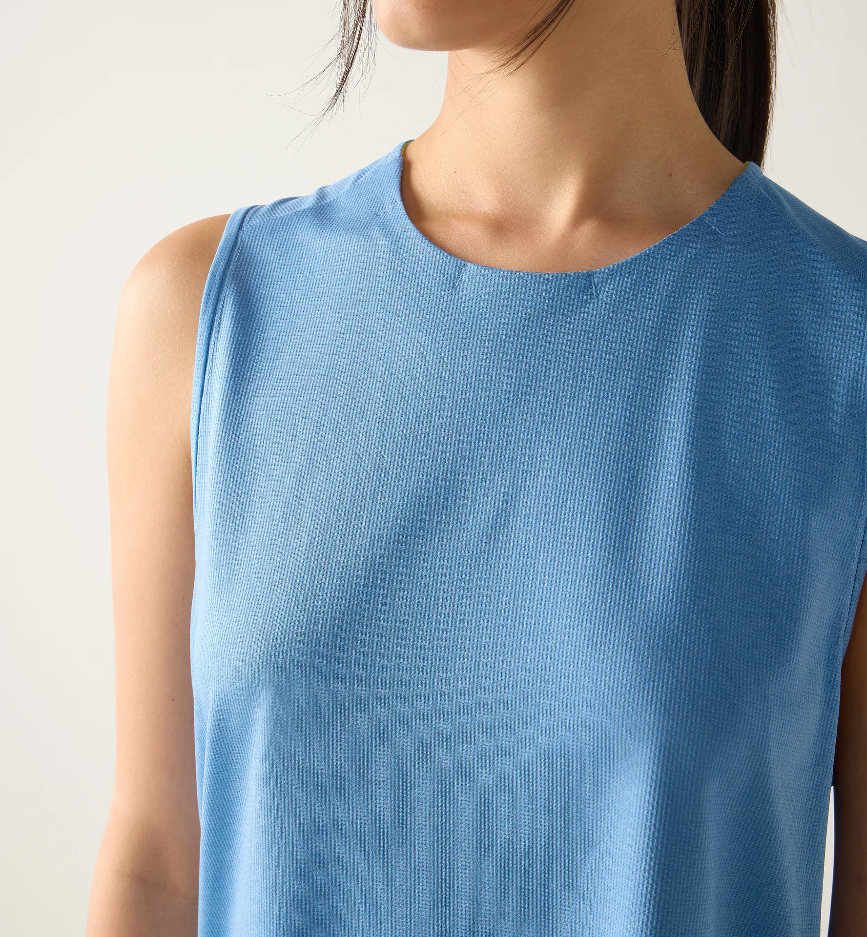 L.I.M Ridge Tank Women Sky Blue