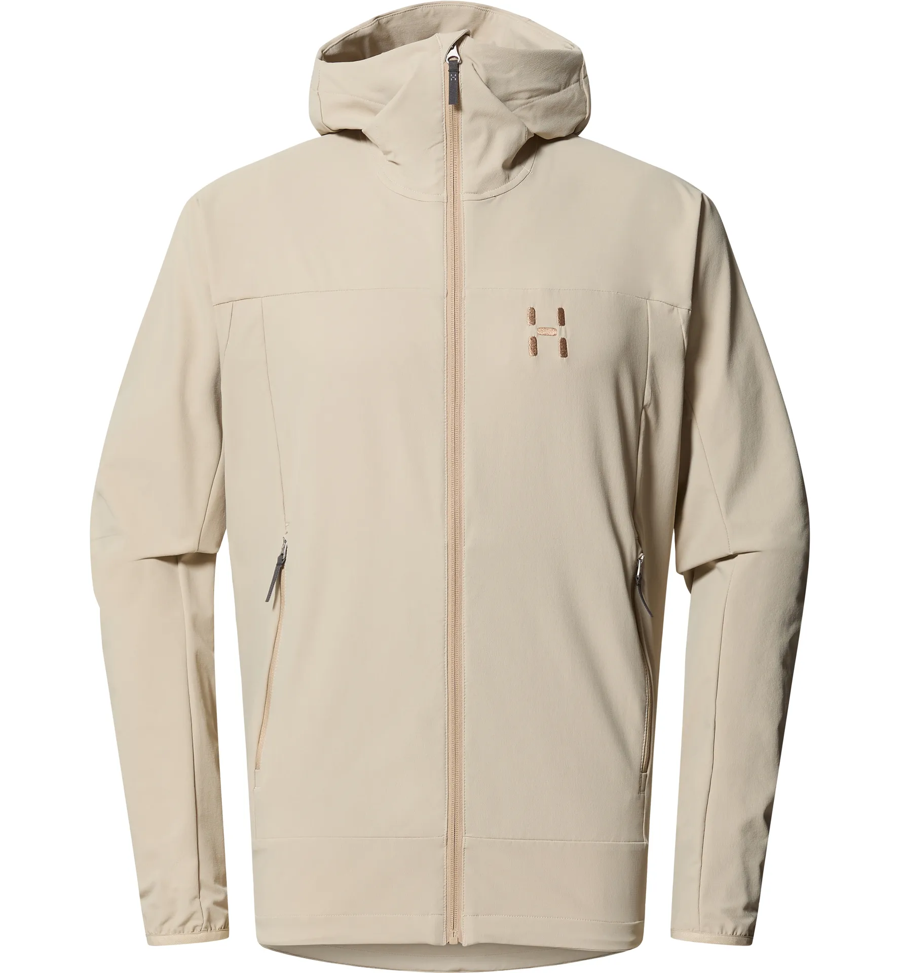 Rosson Softshell Hood Men Chalk Beige