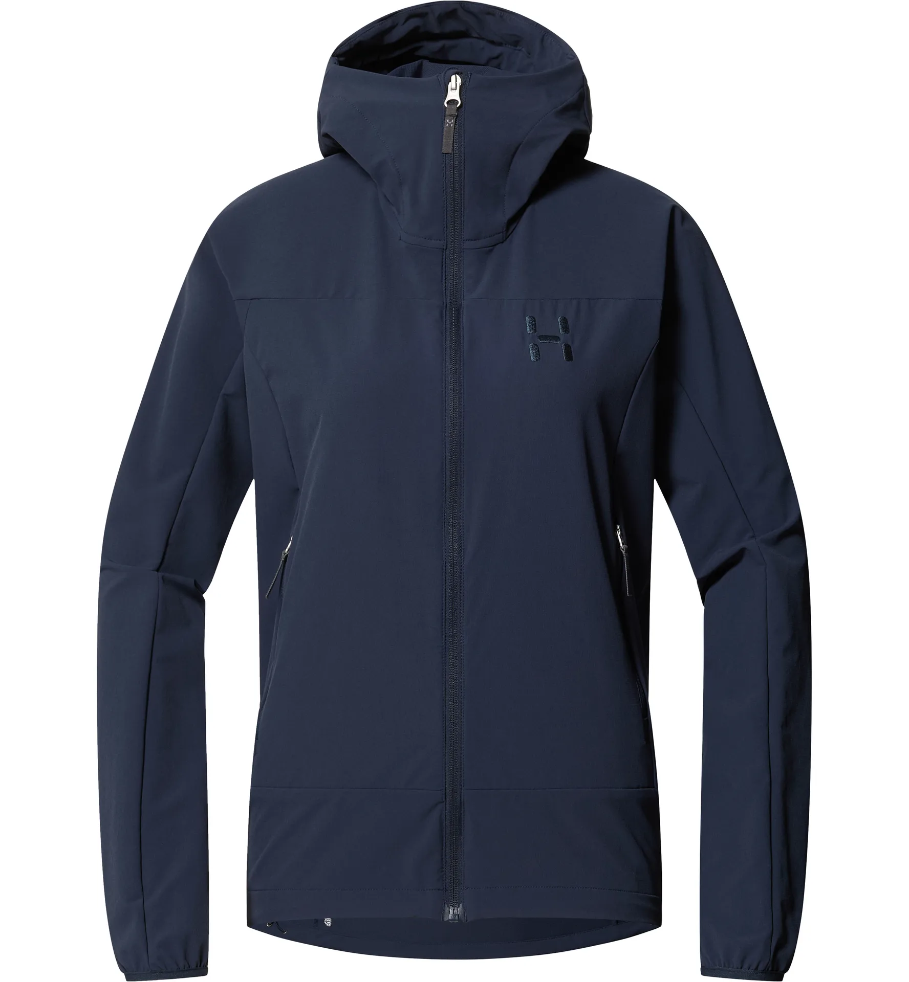 Rosson Softshell Hood Women Tarn Blue