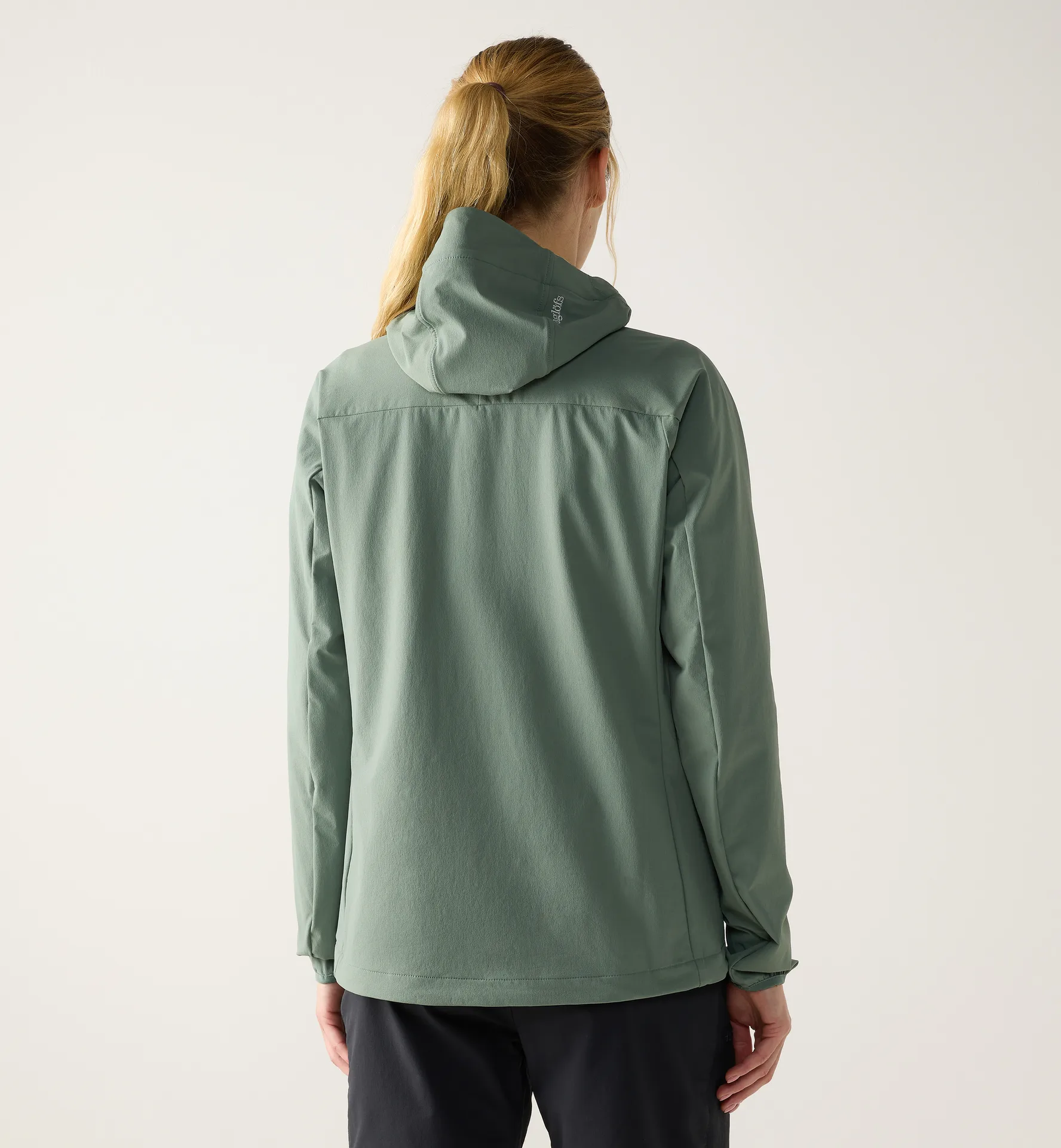 Rosson Softshell Hood Women Chlorophyll Green