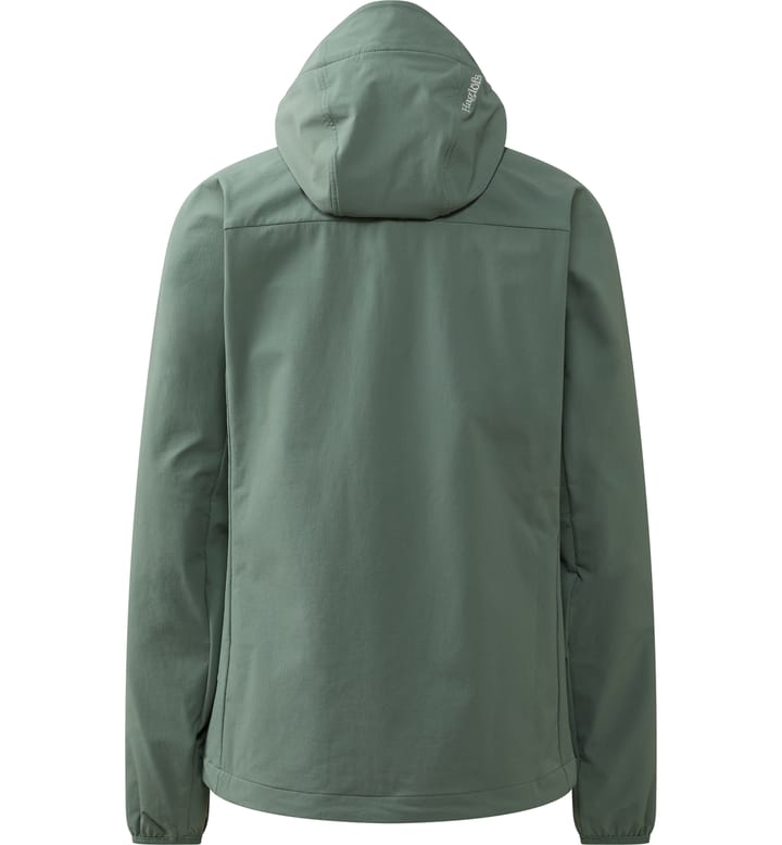 Rosson Softshell Hood Women Chlorophyll Green Rosson Softshell Hood Women Chlorophyll Green