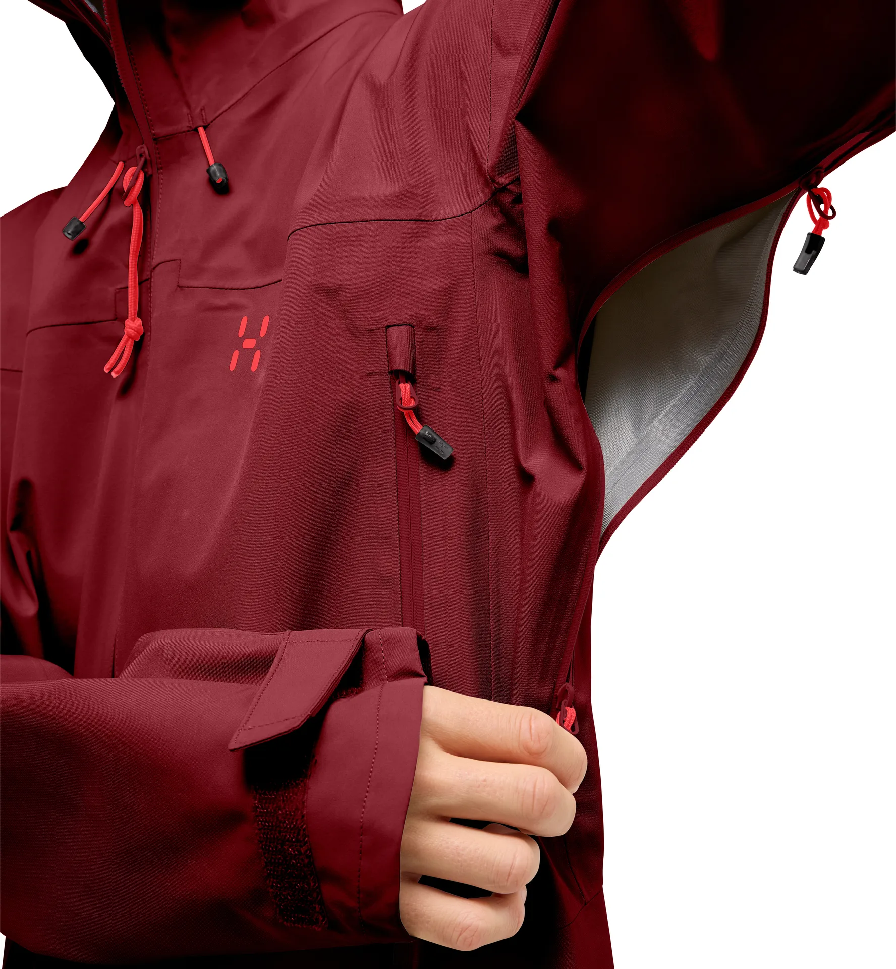 ROC Sight GTX Jacket Women Carmine Red